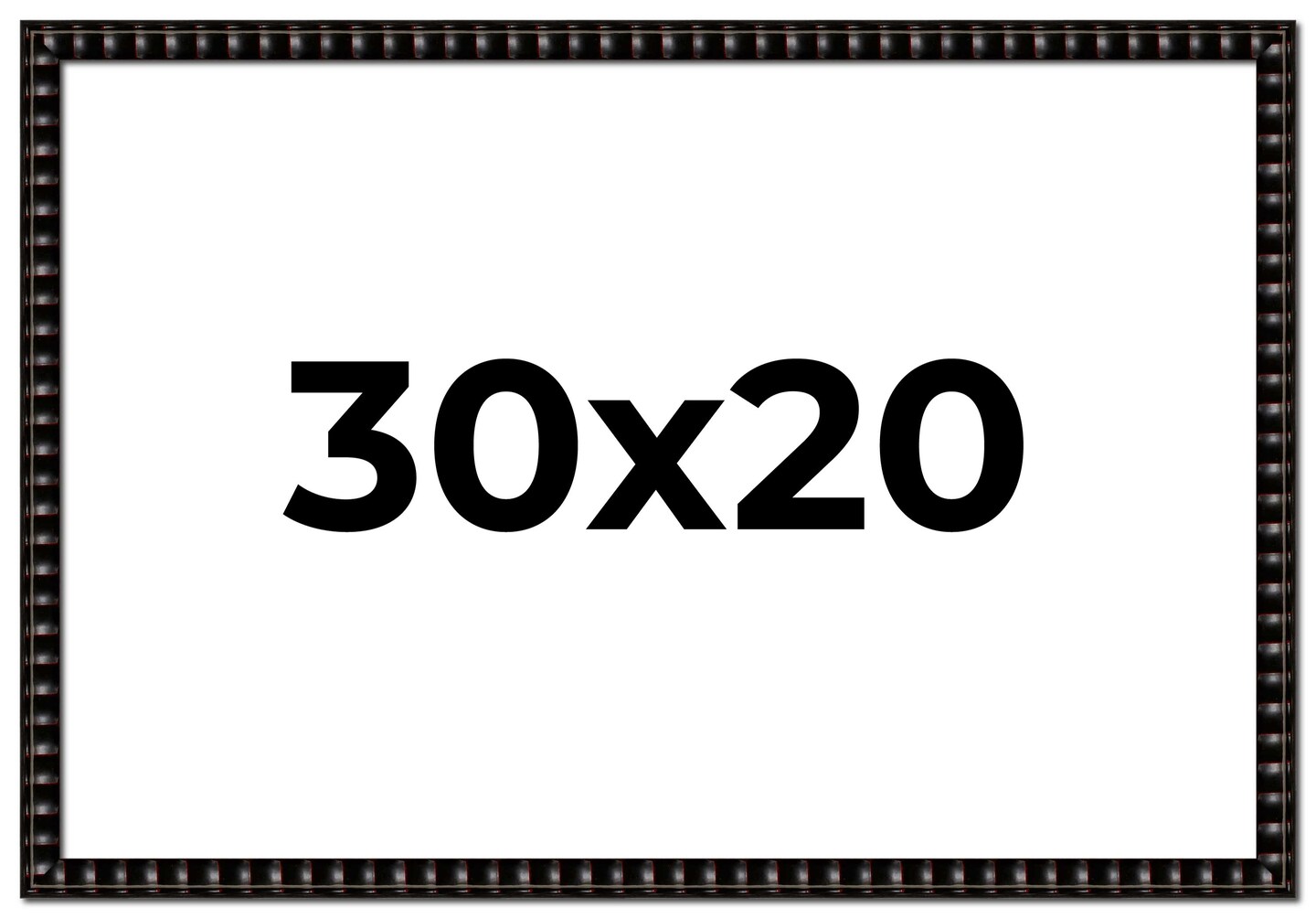 30x20 Bamboo Picture Frame with UV-Resistant Acrylic & Acid Free Backing, Available in 4 Finishes - Brown, Black, Gold, and Natural