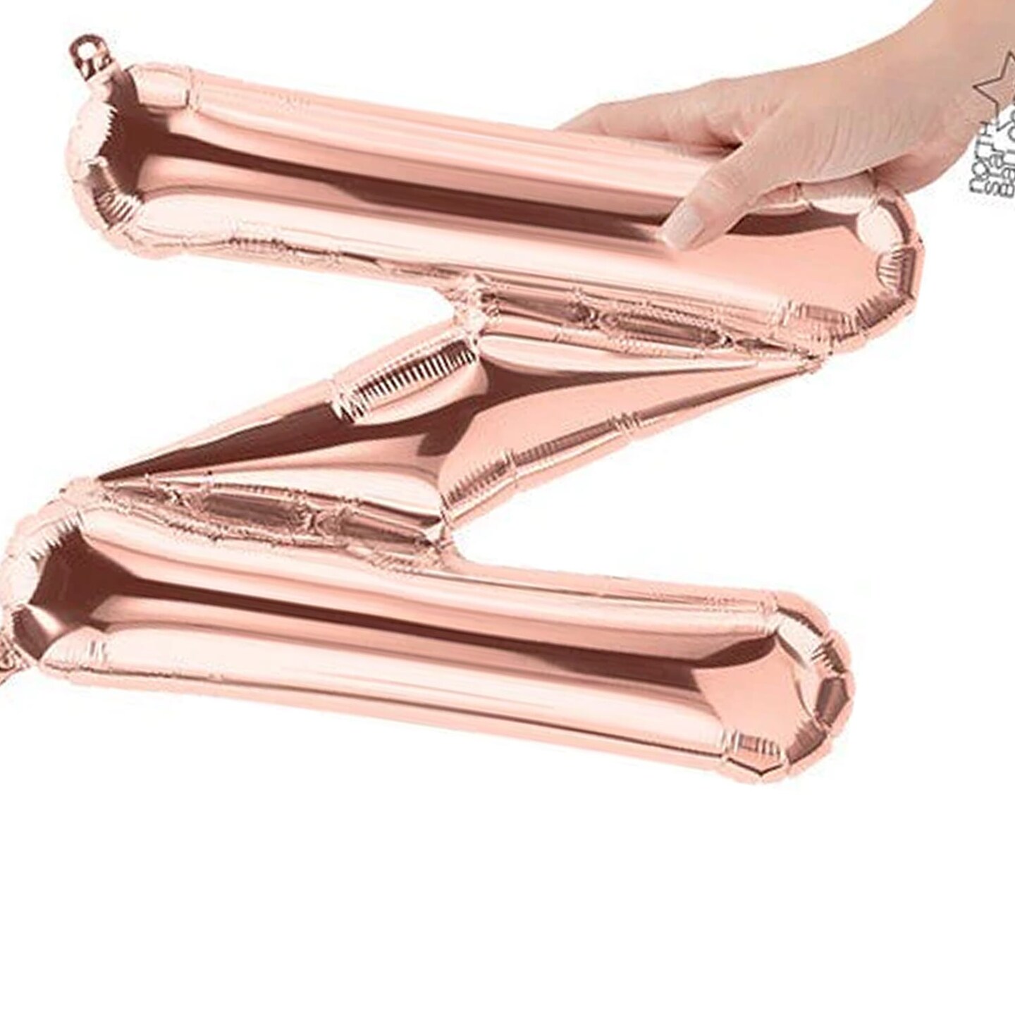 NorthStar Balloons&#xAE; 16 Inch Letter N Rose Gold Air Fill Only