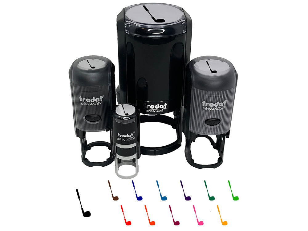 Golf Club Self-Inking Rubber Stamp for Stamping Crafting Planners