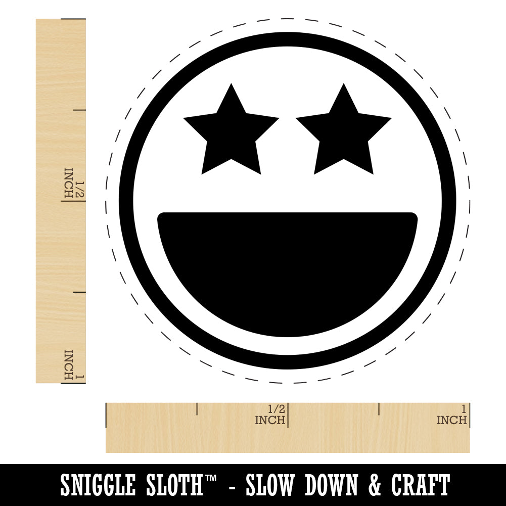 thumbnail image 2 of Star Shape Wood Rubber Stamp – Handmade Crafting Stamp For Planners, Cards, And Congrats Themes – Made In USA 2 of 6