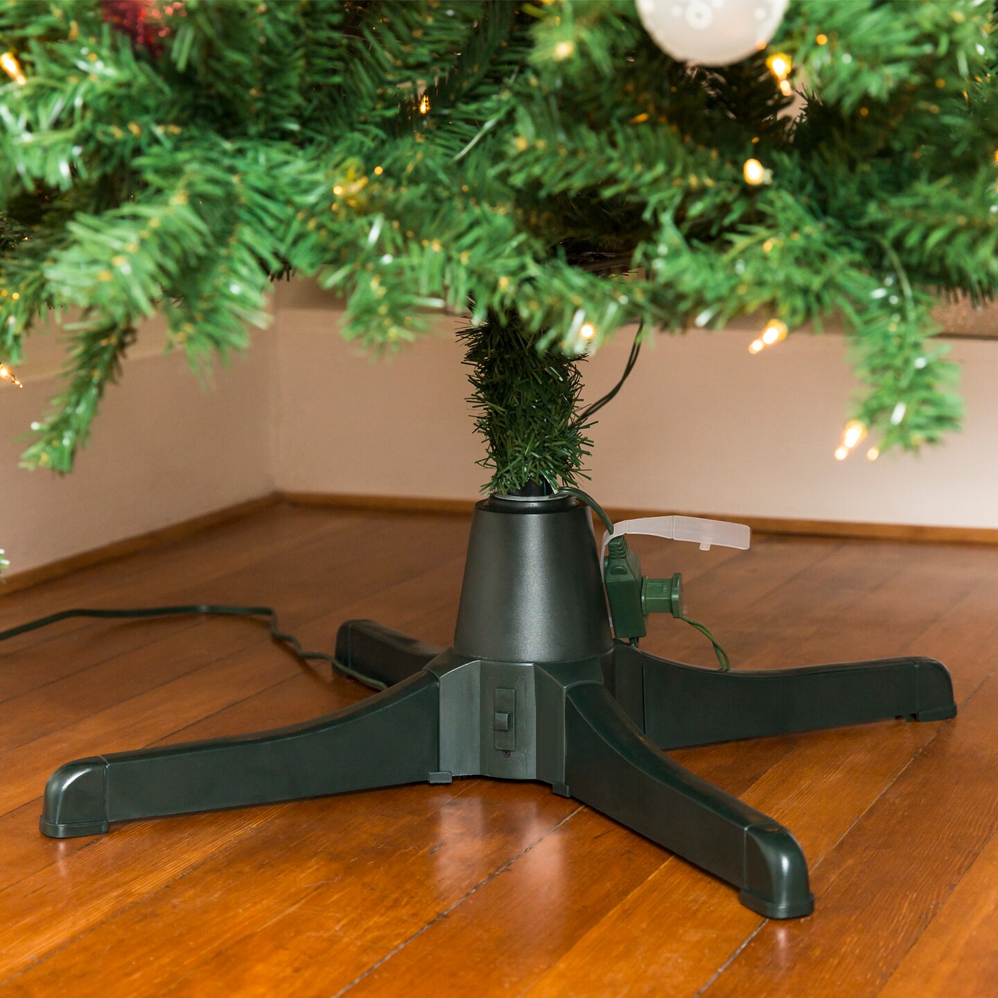 Best Choice Products Rotating Christmas Tree Stand - Thumbnail 4