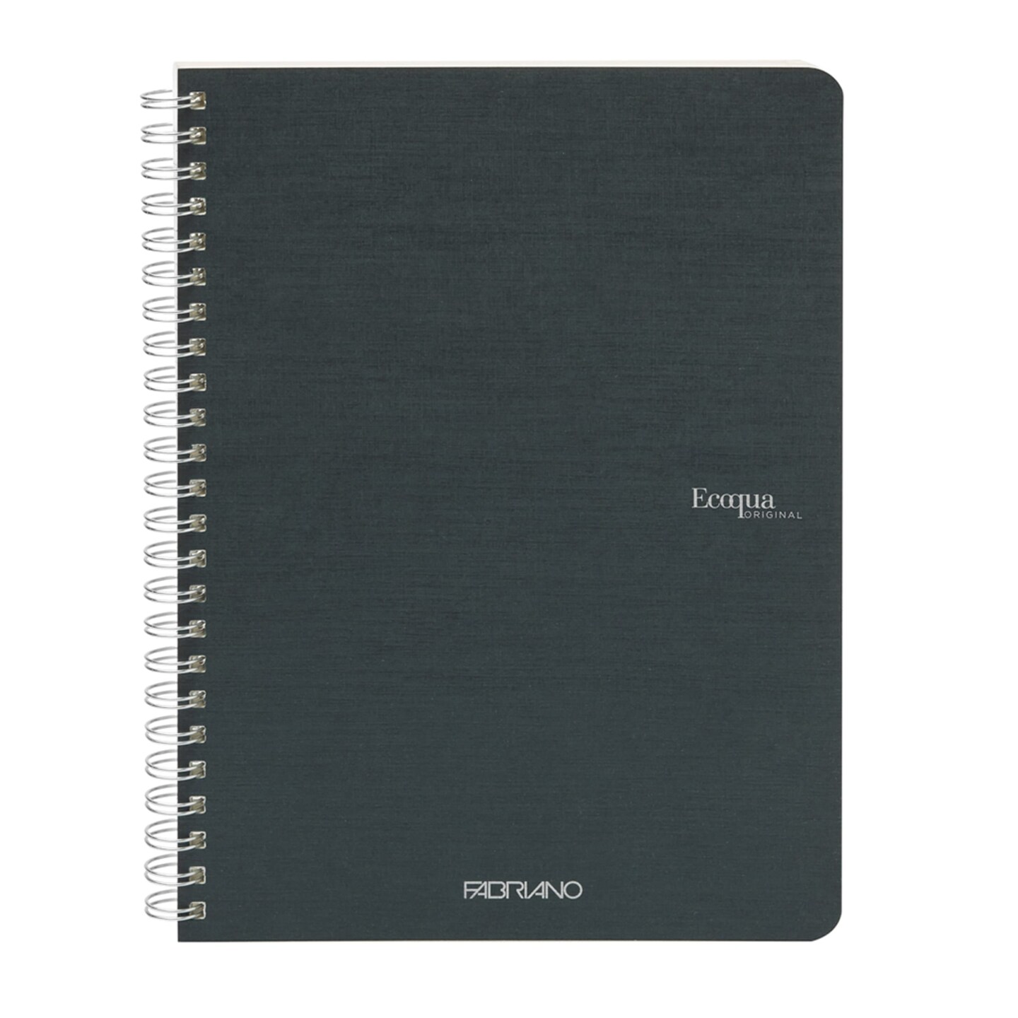 Fabriano Ecoqua Original Spiral-Bound Notebook, A5, 70 Sheets