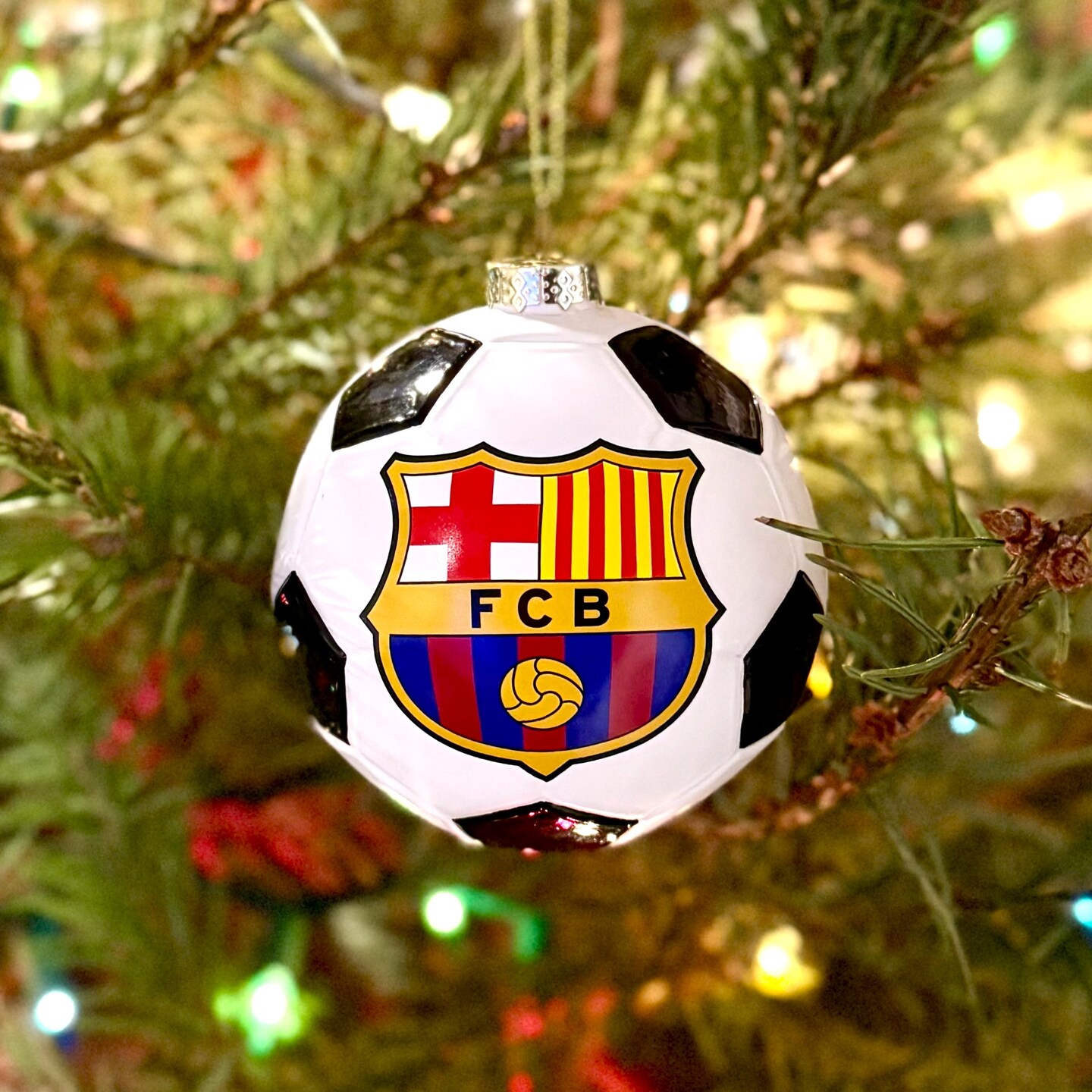 Tree Buddees x FC Barcelona Official Futbol Club Ornament Barça Soccer Limited Edition Glass Barca Ball