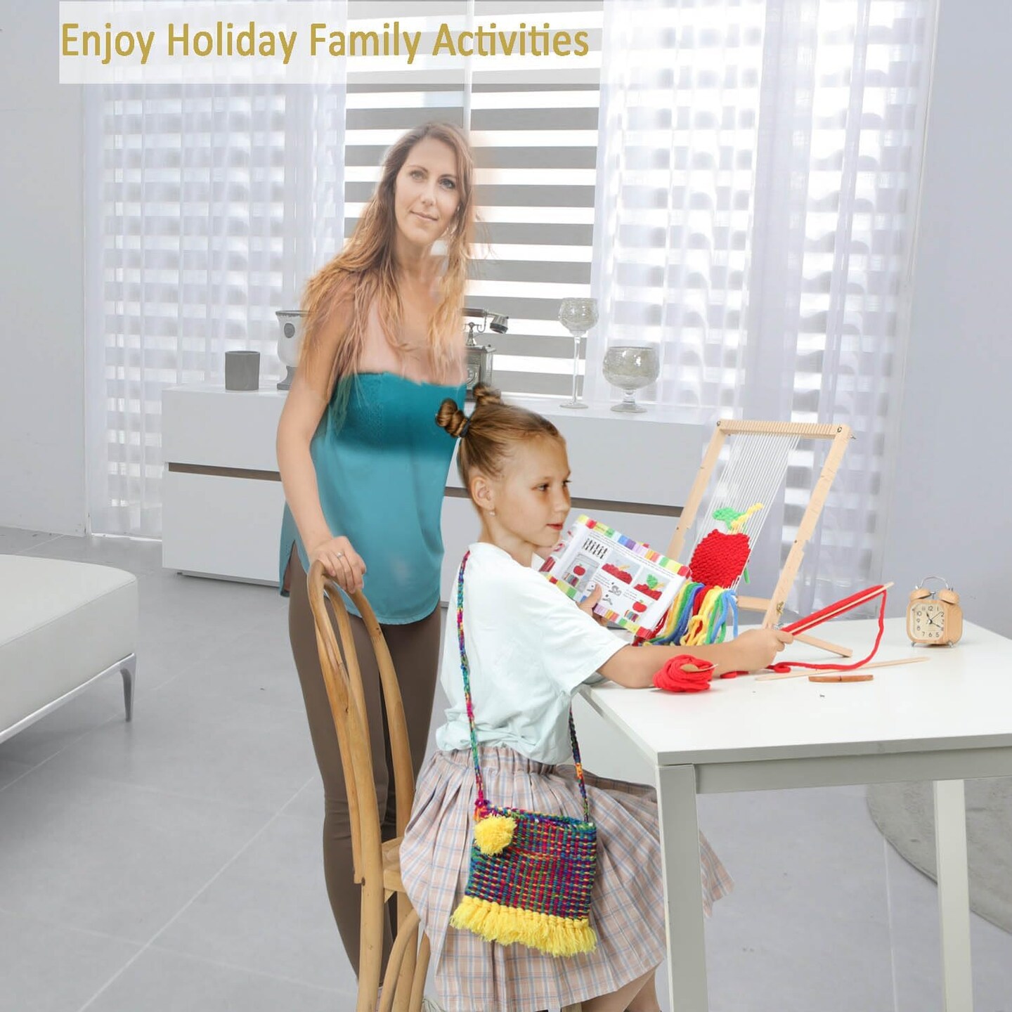 Weaving Loom for Beginners Adults/Kids and 1 Set