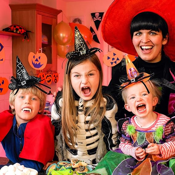8 Pieces Halloween Headbands - Assorted