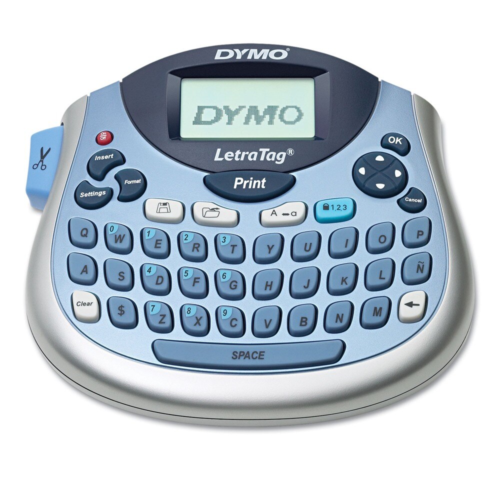 DYMO LetraTag 100T 2 Line 6.7 in. x 2.8 in. x 5.7 in. Label Maker