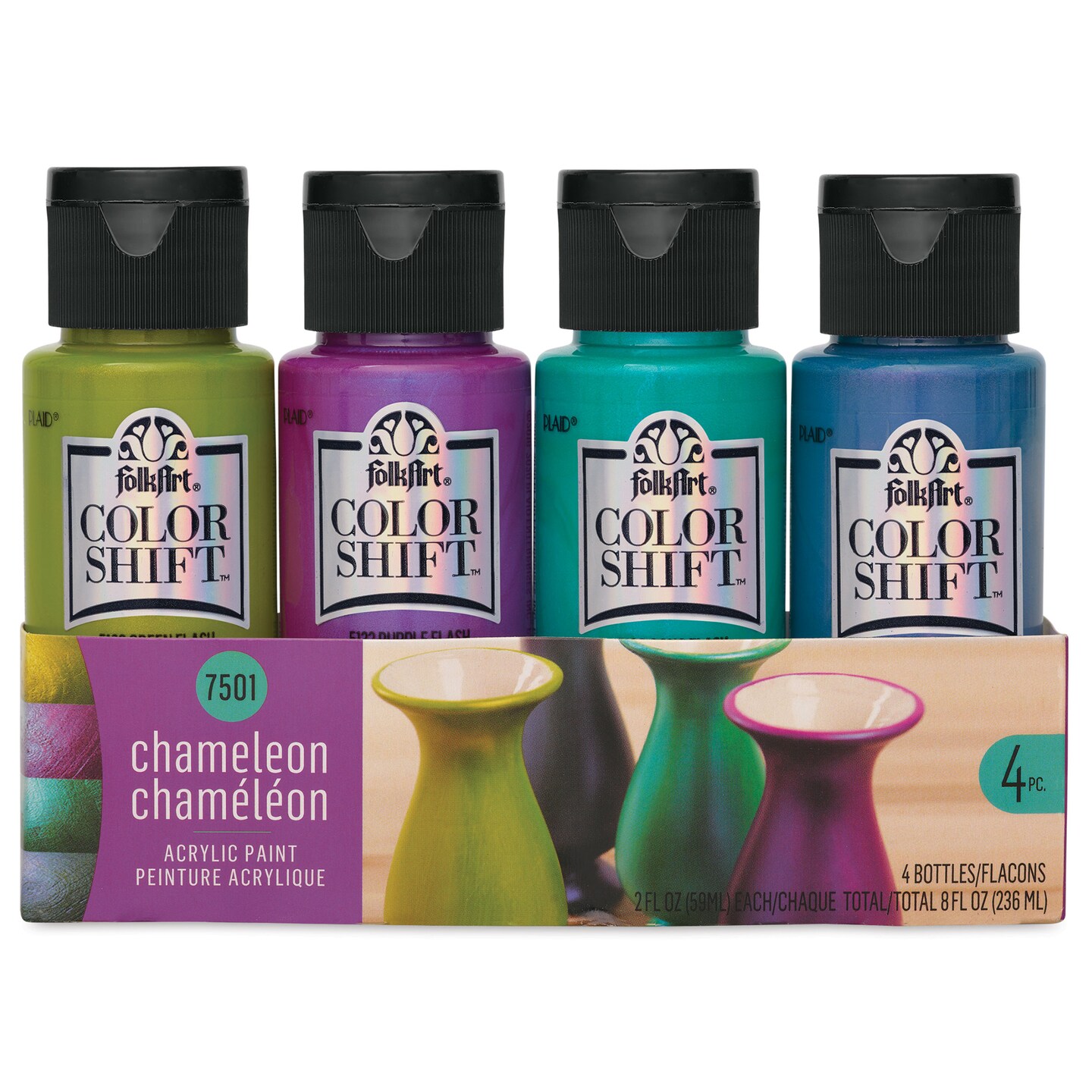 FolkArt Color Shift Paints Set - Chameleon, Set of 4