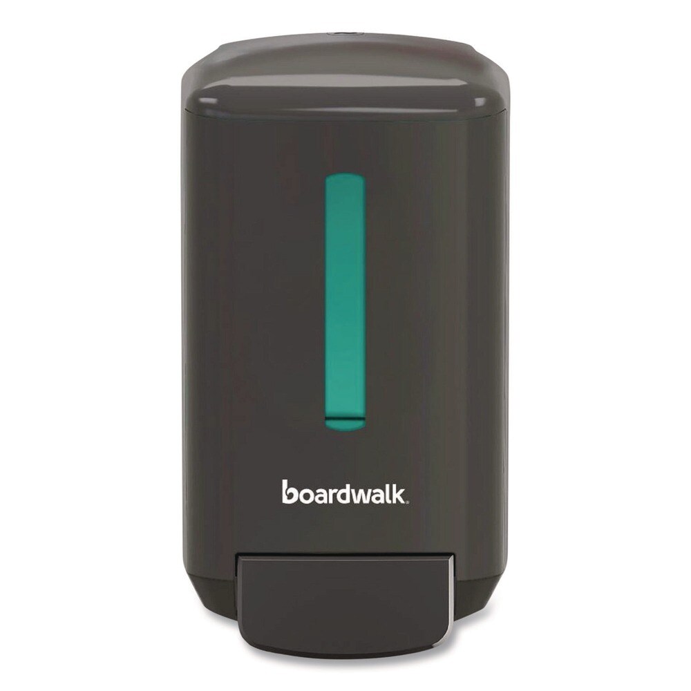 Boardwalk 5.8 in. x 10.3 in. x 3.9 in. Manual Liquid Soap Dispenser - Black
