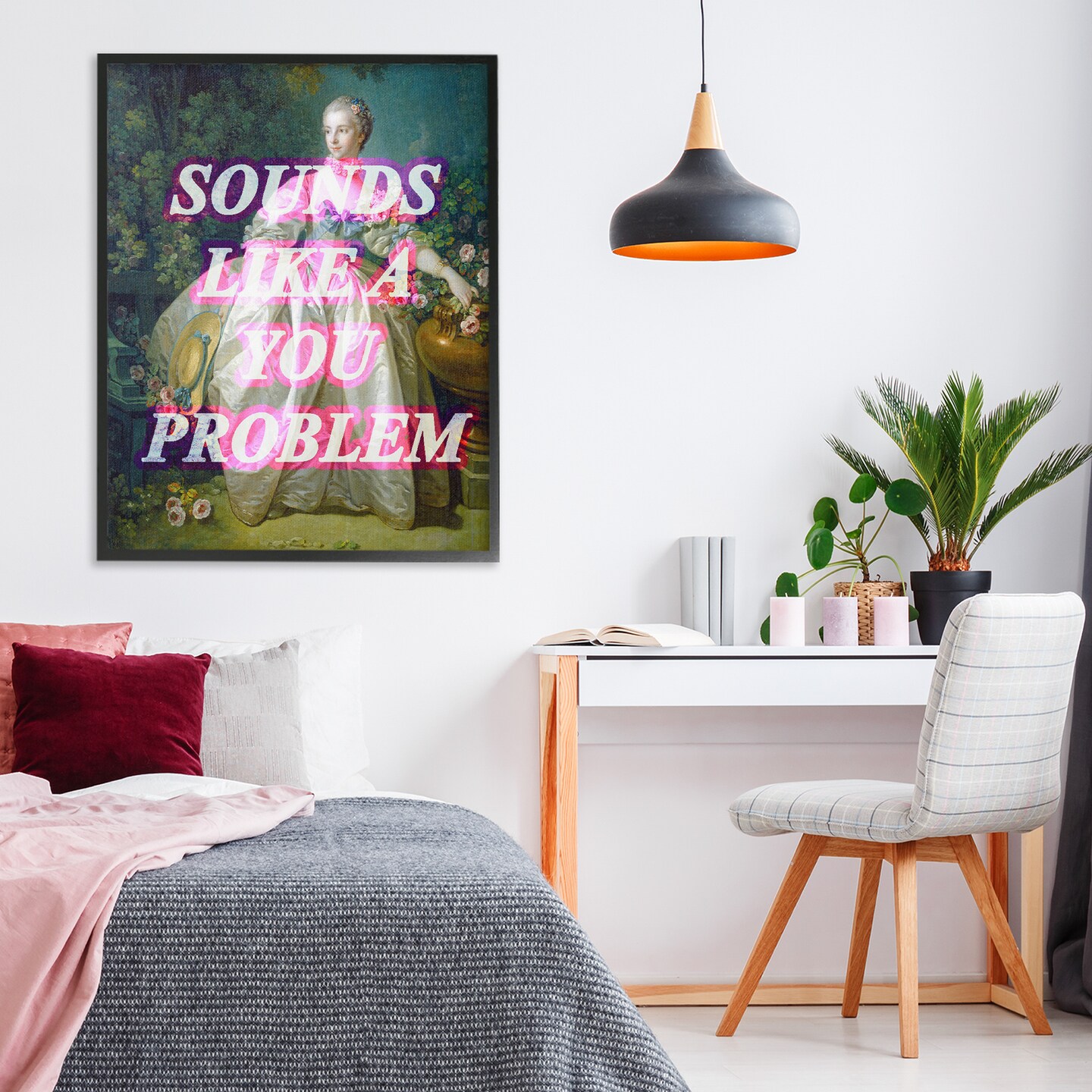 Stupell Industries Sounds Like A You Problem Framed Giclee, design by Lil' Rue