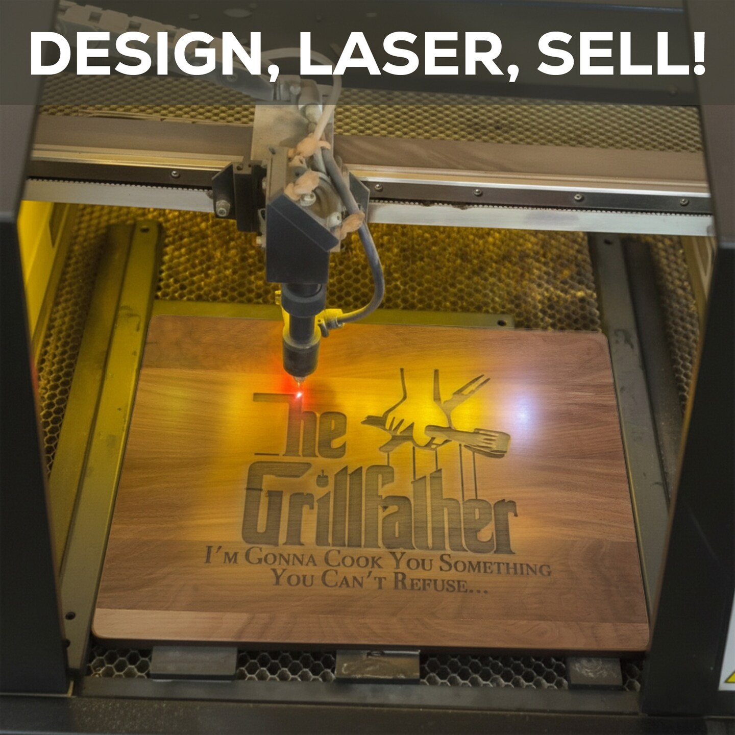 MakerFlo Blank Cutting Boards – Walnut, Rubberwood & Bamboo | Bulk & Wholesale Engraving Blanks for Crafters, Laser Engravers, Small Businesses & DIY Makers