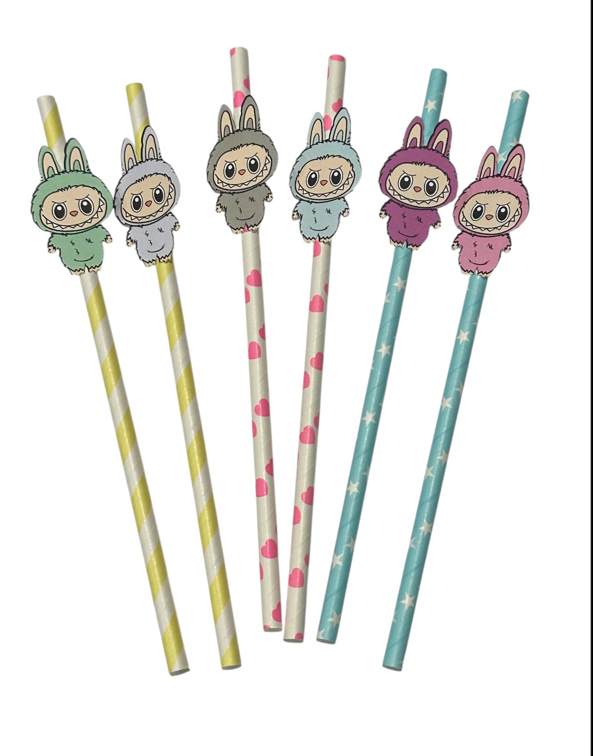 Labubu Party, Labubu Straws, Labubu Birthday, Labubu Decor, Labubu