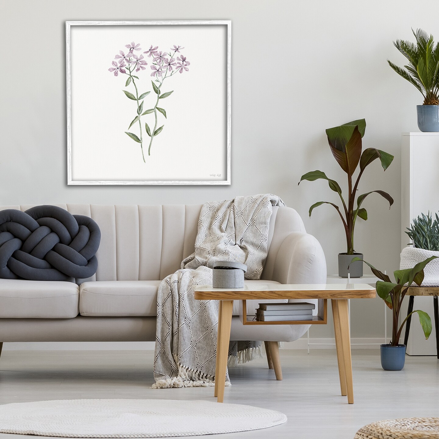 Stupell Industries Purple Phlox Botanical Framed Giclee, design by Cindy Jacobs