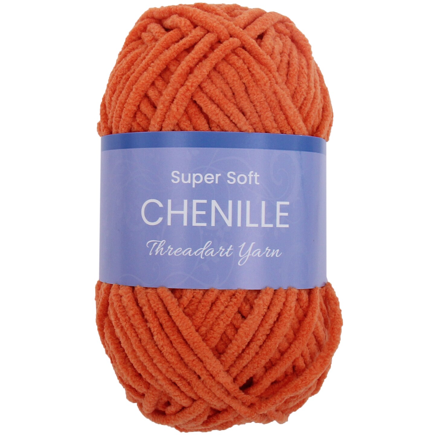 ThreadArt #5 Chenille Yarn for Crocheting, Knitting, Amigurumi, Super Soft Plush Velvet Yarn - 50 Gram 60 yds Fluffy Yarn Skeins