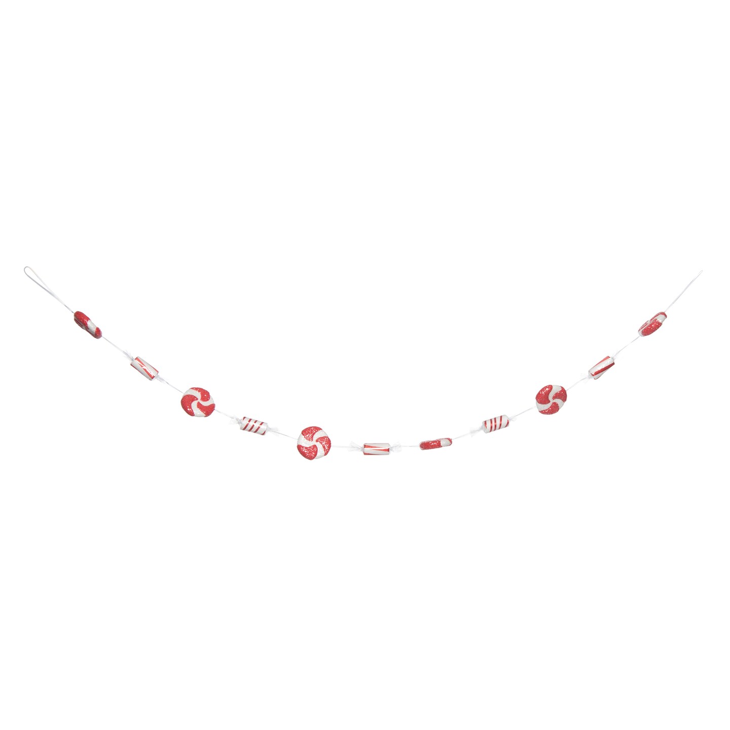 Foam Peppermint Garland Artificial Christmas Tree Decor Red