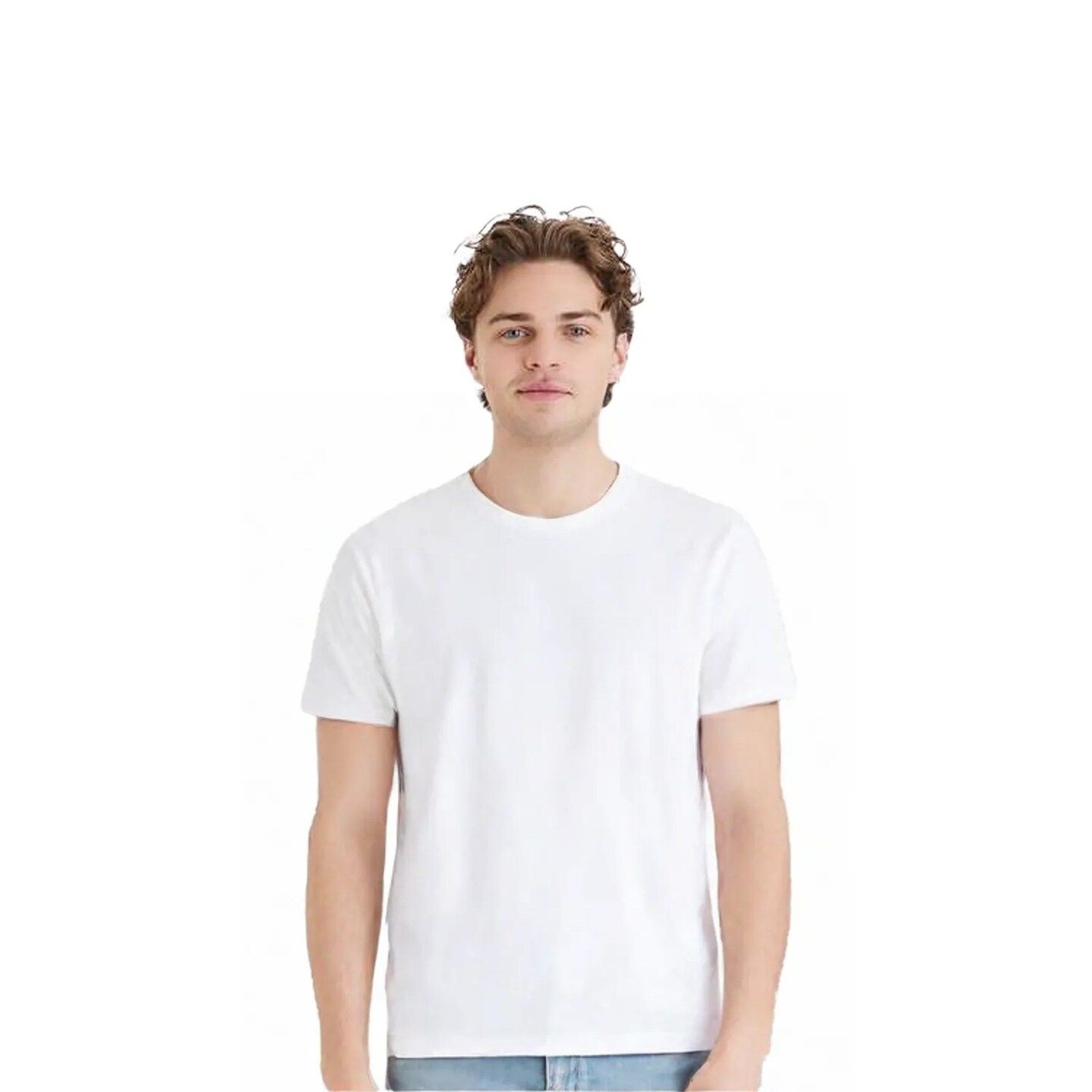 Hanes Unisex Ecosmart Cotton Blend T-Shirt for Everyday Casual & Custom Tee