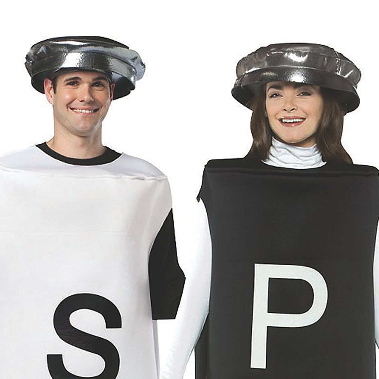 Salt And Pepper Couples Costume Tunics Hats