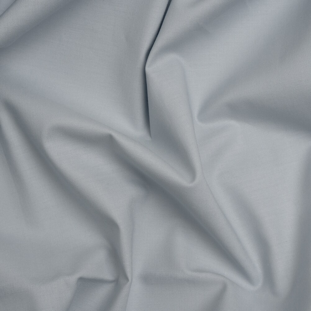 1 Yard Premium Solid Quilting Cotton Polished Silver Colorworks Collection