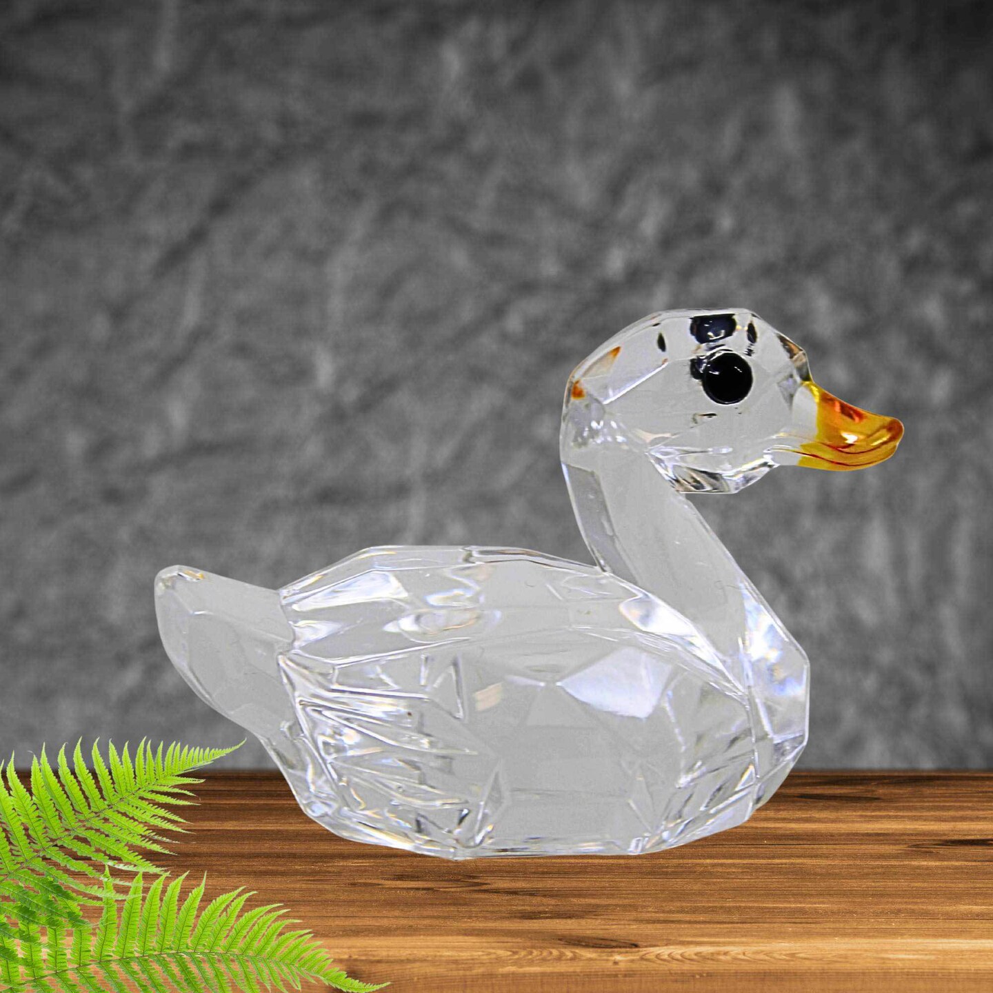 Crystal Expressions 1.75 In Duck Figurine Easter Figurine , Lightweight Spring Decor Spring Easter Duck