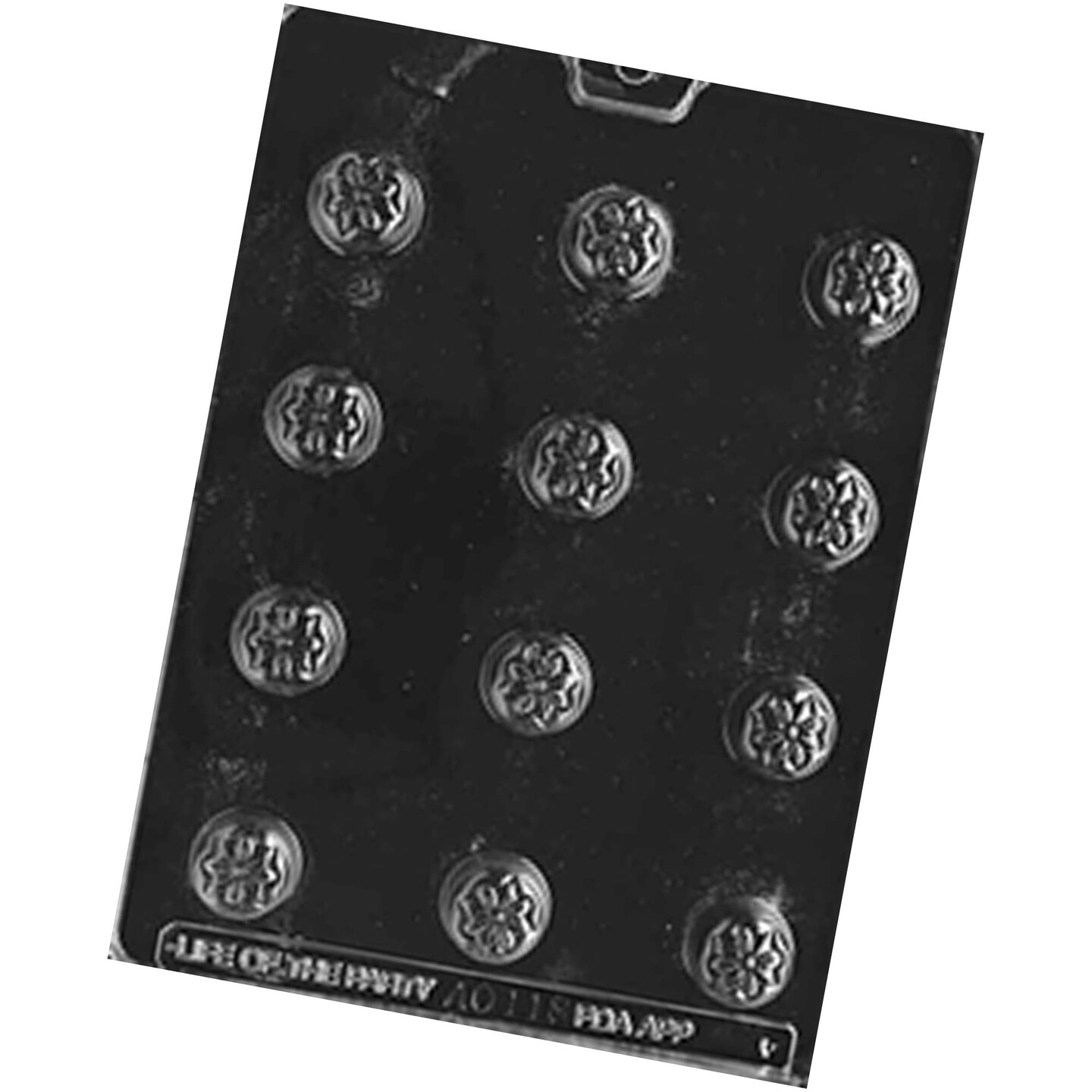 Bite Size Stylized Flower Chocolate Mold