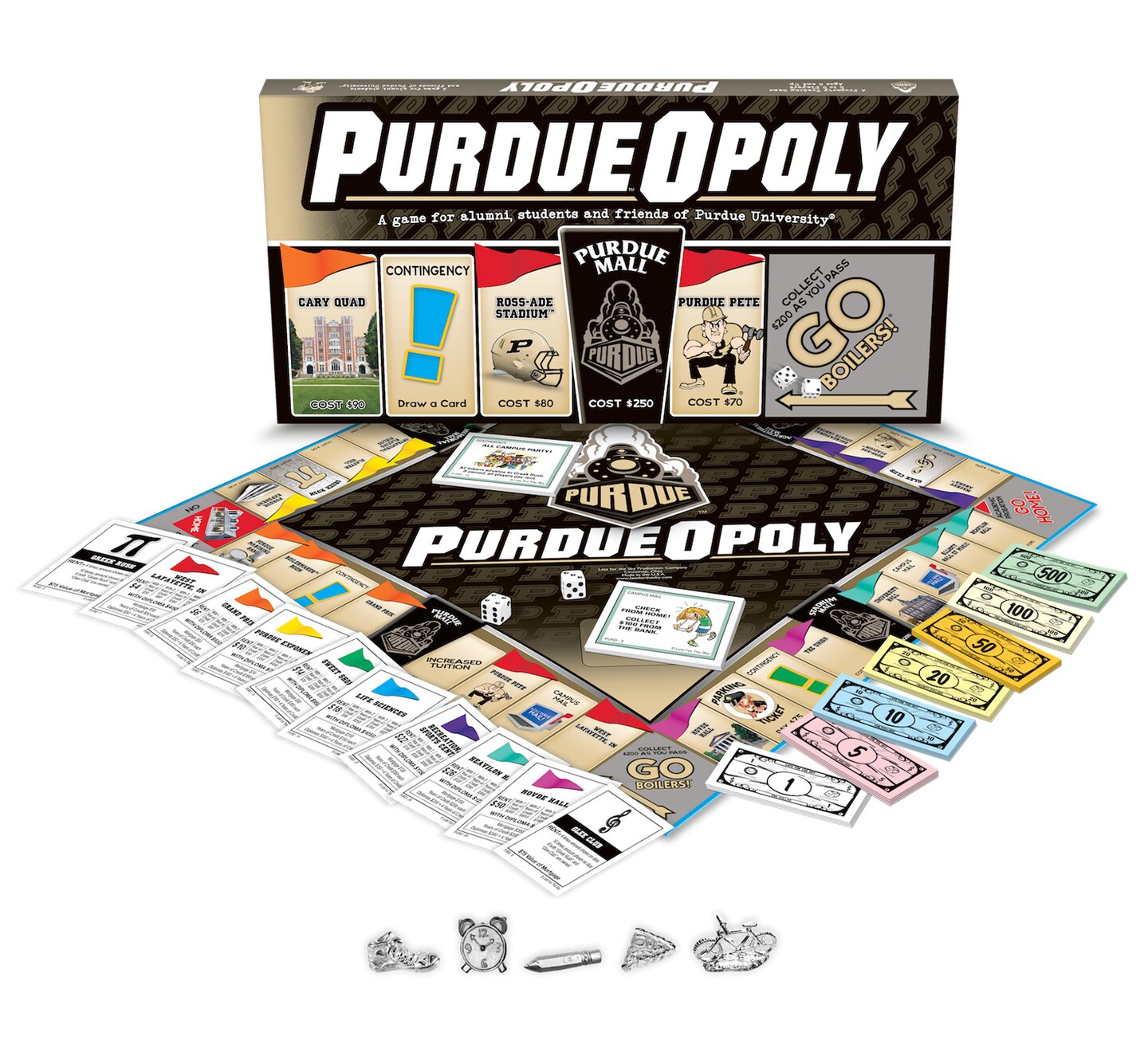 Late for the Sky:  University of Purdue Opoly Monopoly Board Game