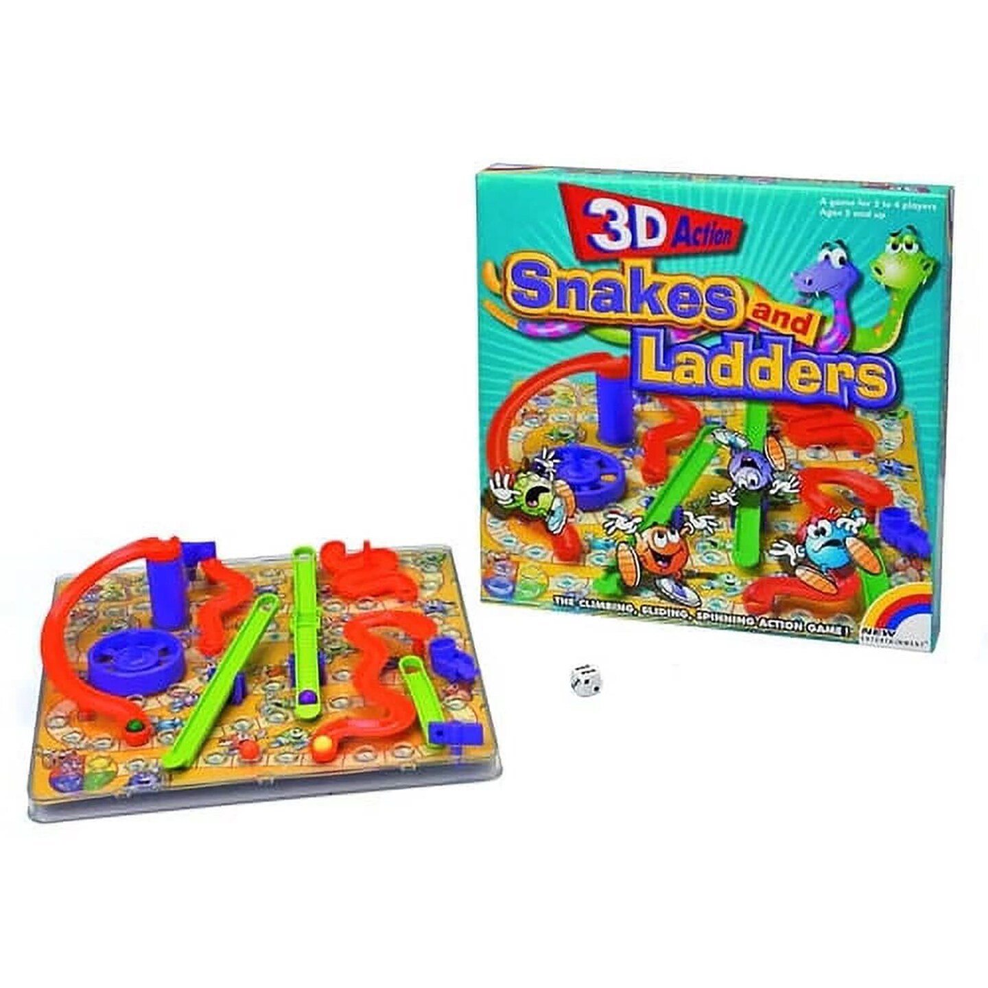 3D Snakes and Ladders Board Game