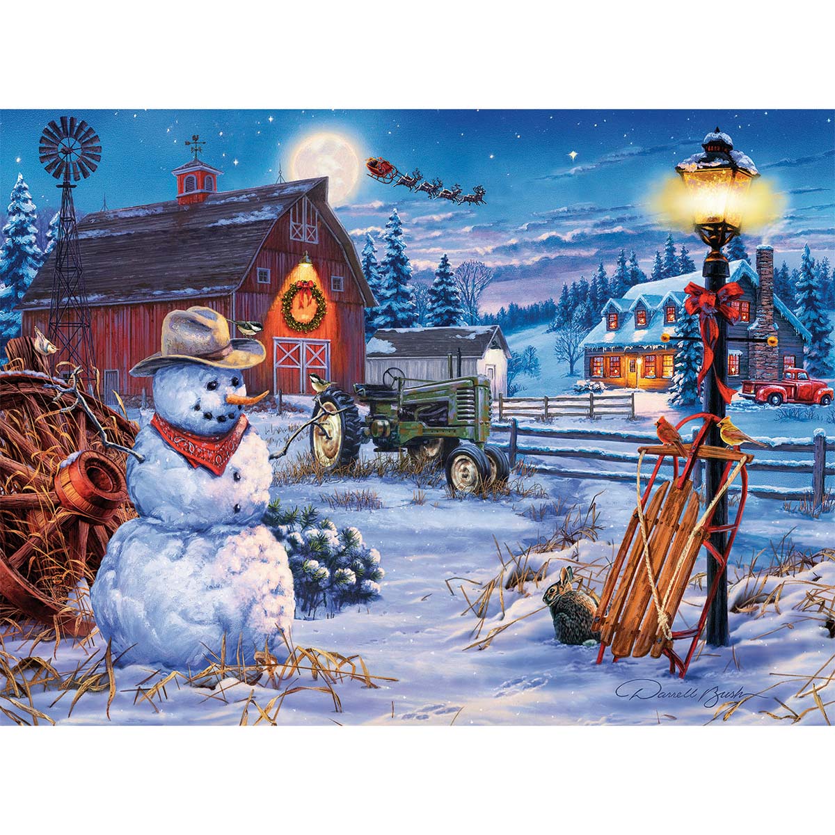 Buffalo Games  MY Country Christmas Jigsaw Puzzle