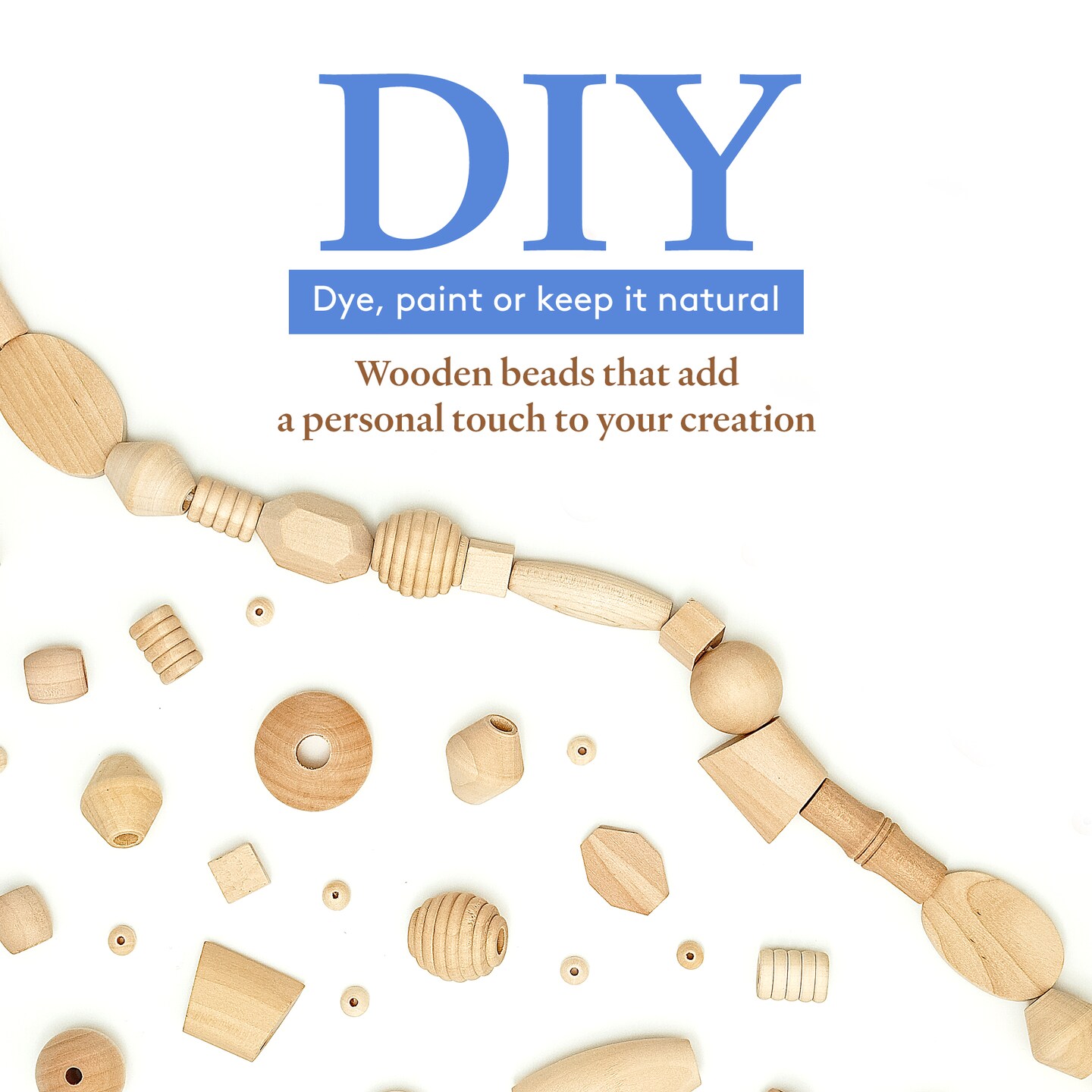 Unfinished Wooden Ball Beads, Multiple Sizes | Woodpeckers