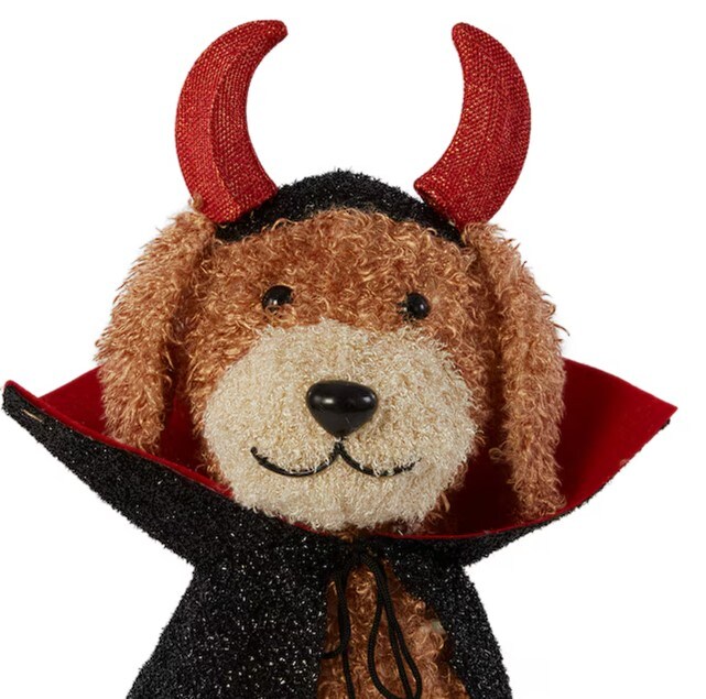 Haunted Living 28-in Lighted Doodle Dog with Cape Halloween Decoration