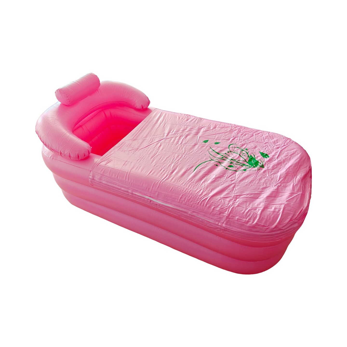 Inflatable Spa Tub Portable Relaxation Tub Foldable Bathtub With Backrest Easy Assembly Bathing Pool For Adults Children