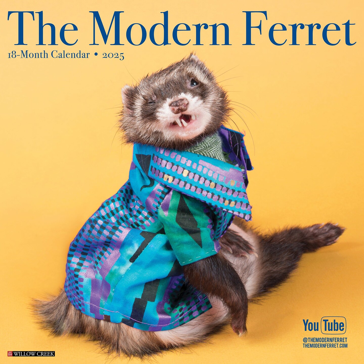 Modern Ferret (The) 2025 Wall Calendar