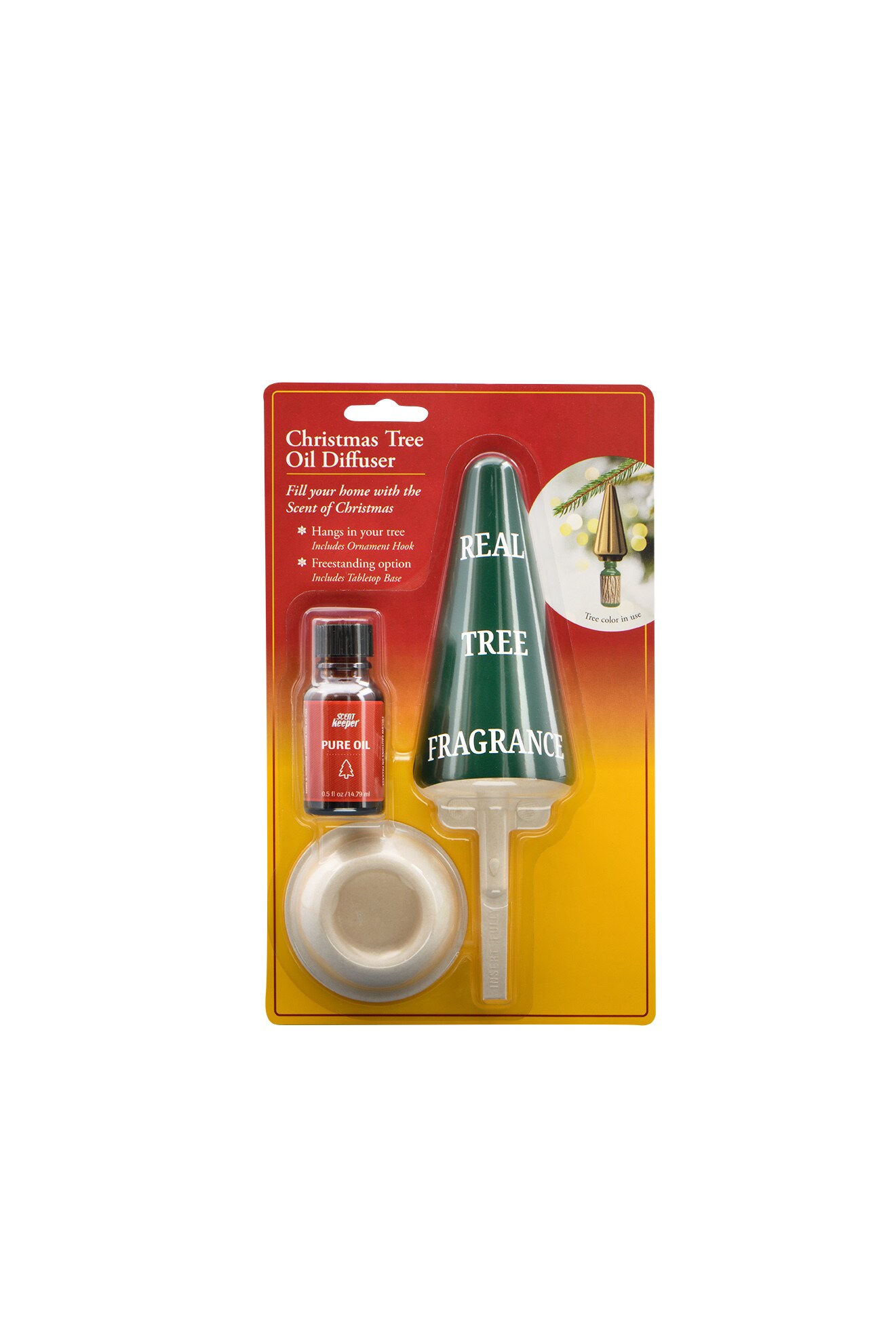 Ulta-Lit Tree Scent Keeper Christmas Tree Oil Diffuser - Beige
