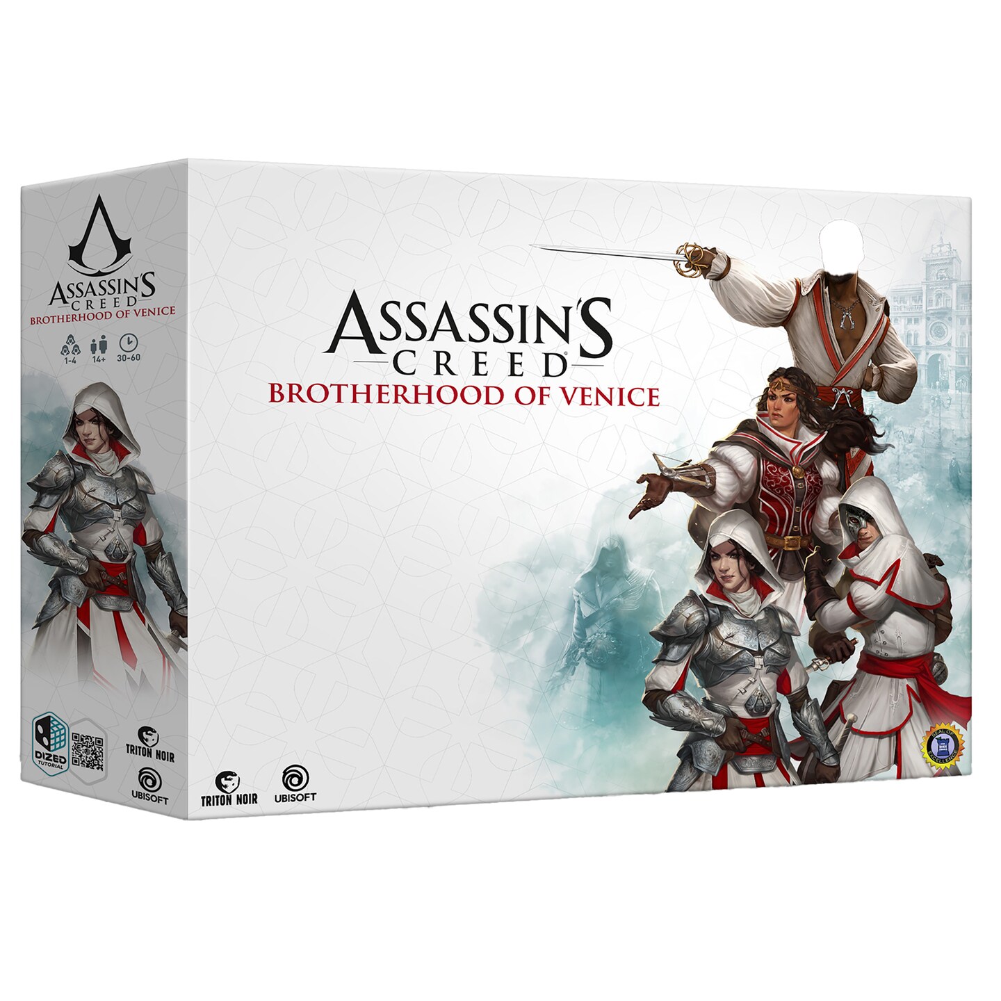 Assassin&#x2019;s Creed&#xAE;: Brotherhood of Venice - Miniatures Story Driven Board Game, Ages 14+, 1-4 Players
