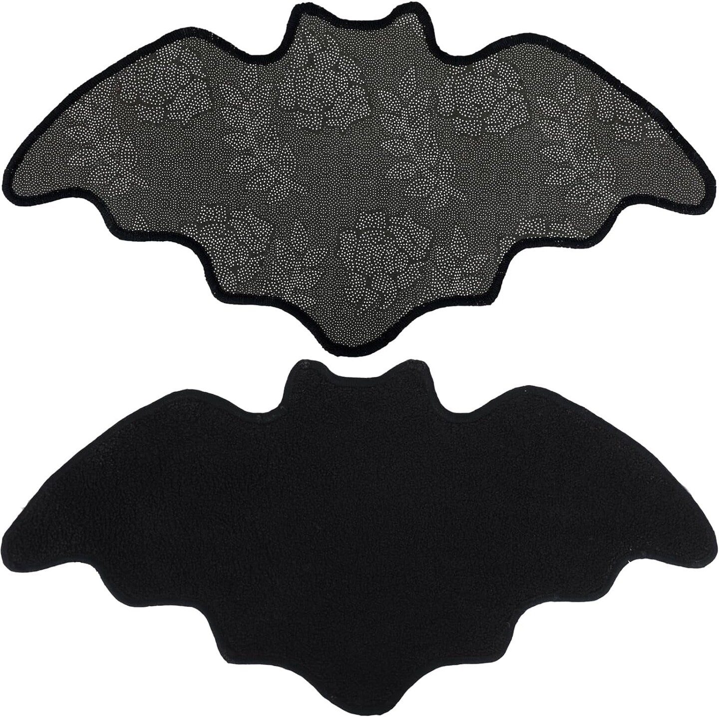 Bat Bath Mat Bathroom Rugs Horror Rug Door Mats-Coffin Bath Mat-Goth Mats Decor for Bathroom Bedroom Kitchen Room-Spooky Witch Witchy Home Black Mats Decor