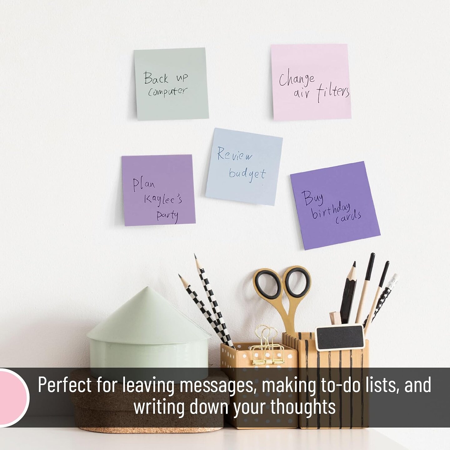 Colorful Sticky Notes, 12 Pads, Mute Colors Sticky Notes Bulk, Sticky Note, Self-Stick Note Pads