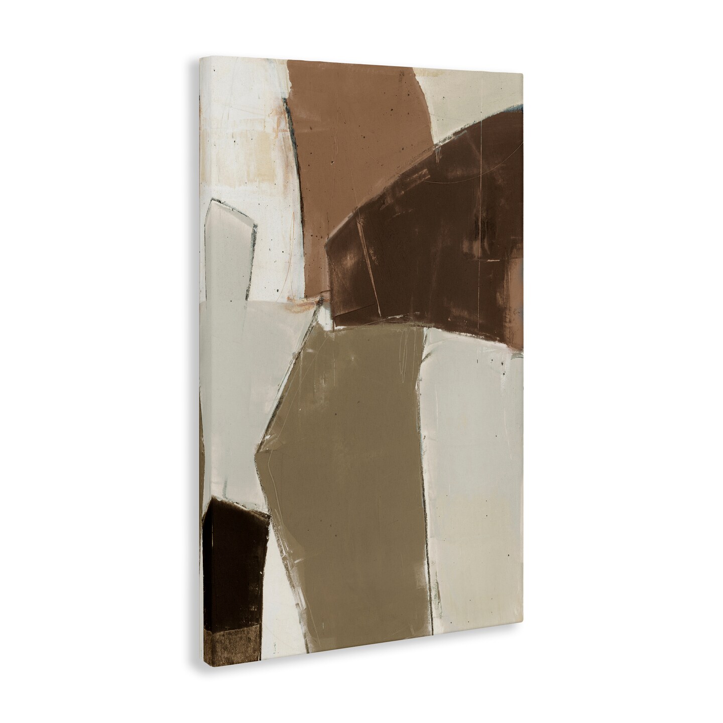 Stupell Industries Contemporary Neutral Earth Tones Canvas Design by Kippi Leonard