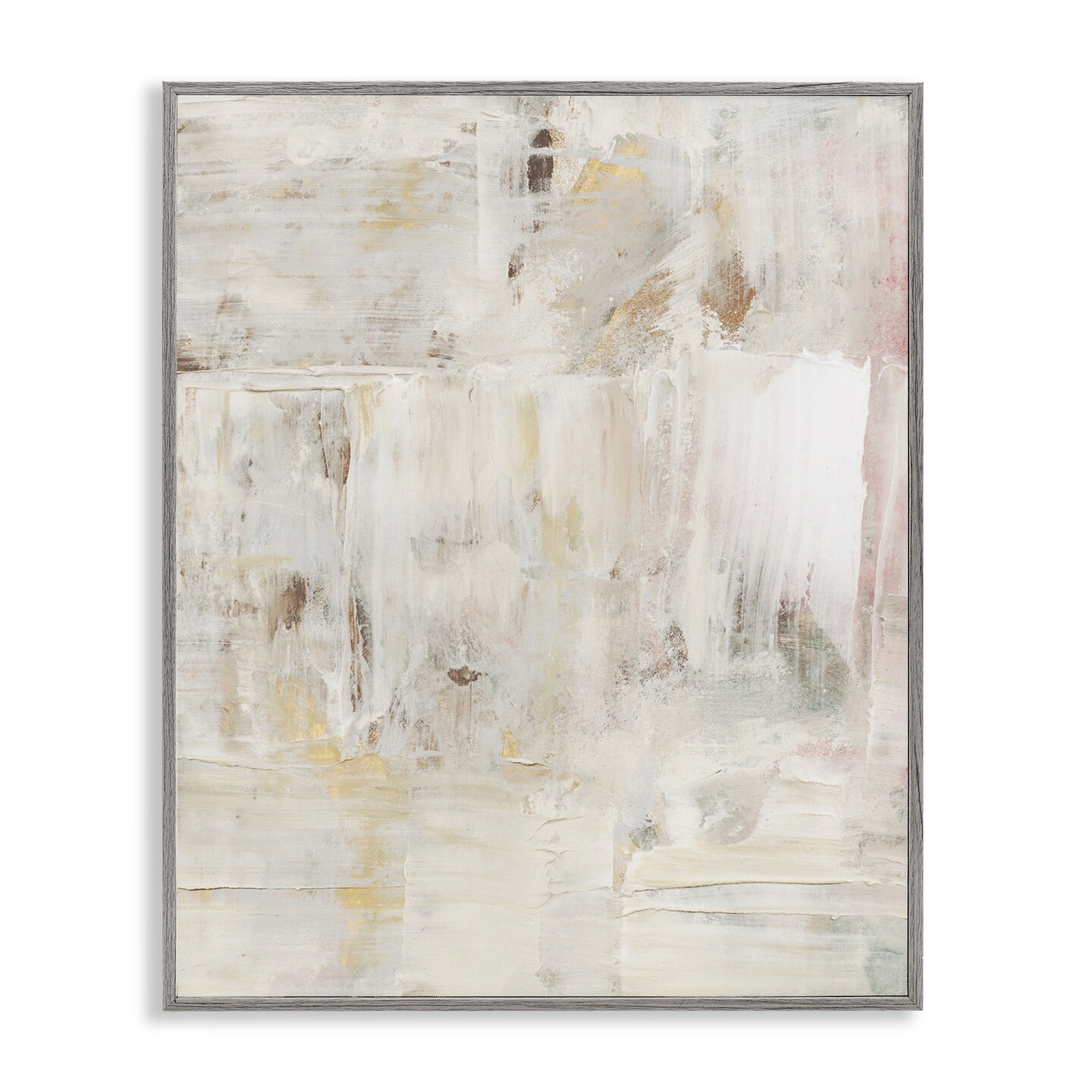 Stupell Industries Natural Abstract Pattern Framed Giclee Design by Victoria Barnes