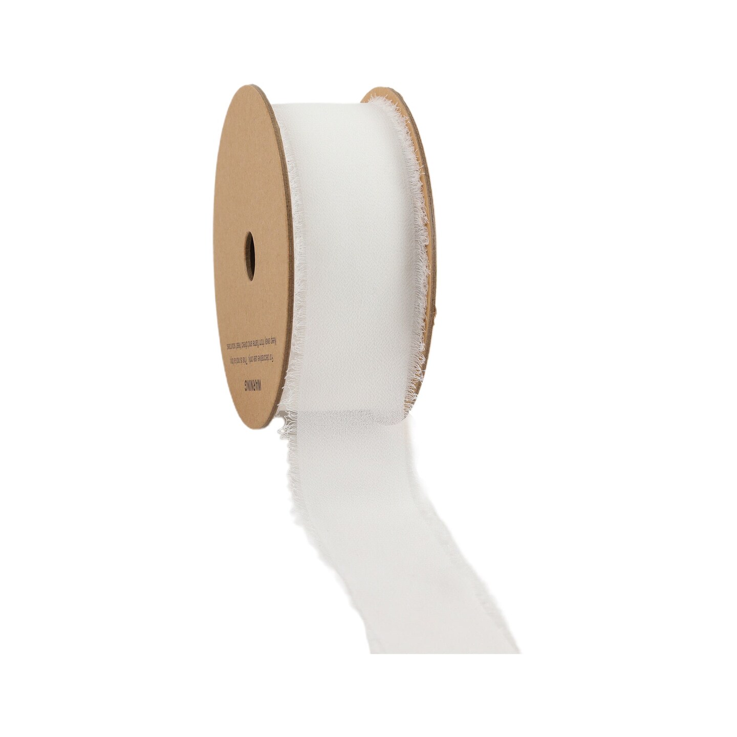 LaRibbons 1 1/2" Frayed Edge Chiffon Ribbon | 10 Yard Roll
