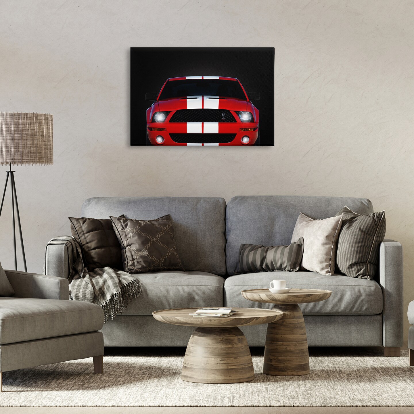 Stupell Industries Iconic Red Sports Car Canvas Design by Mark Rogan