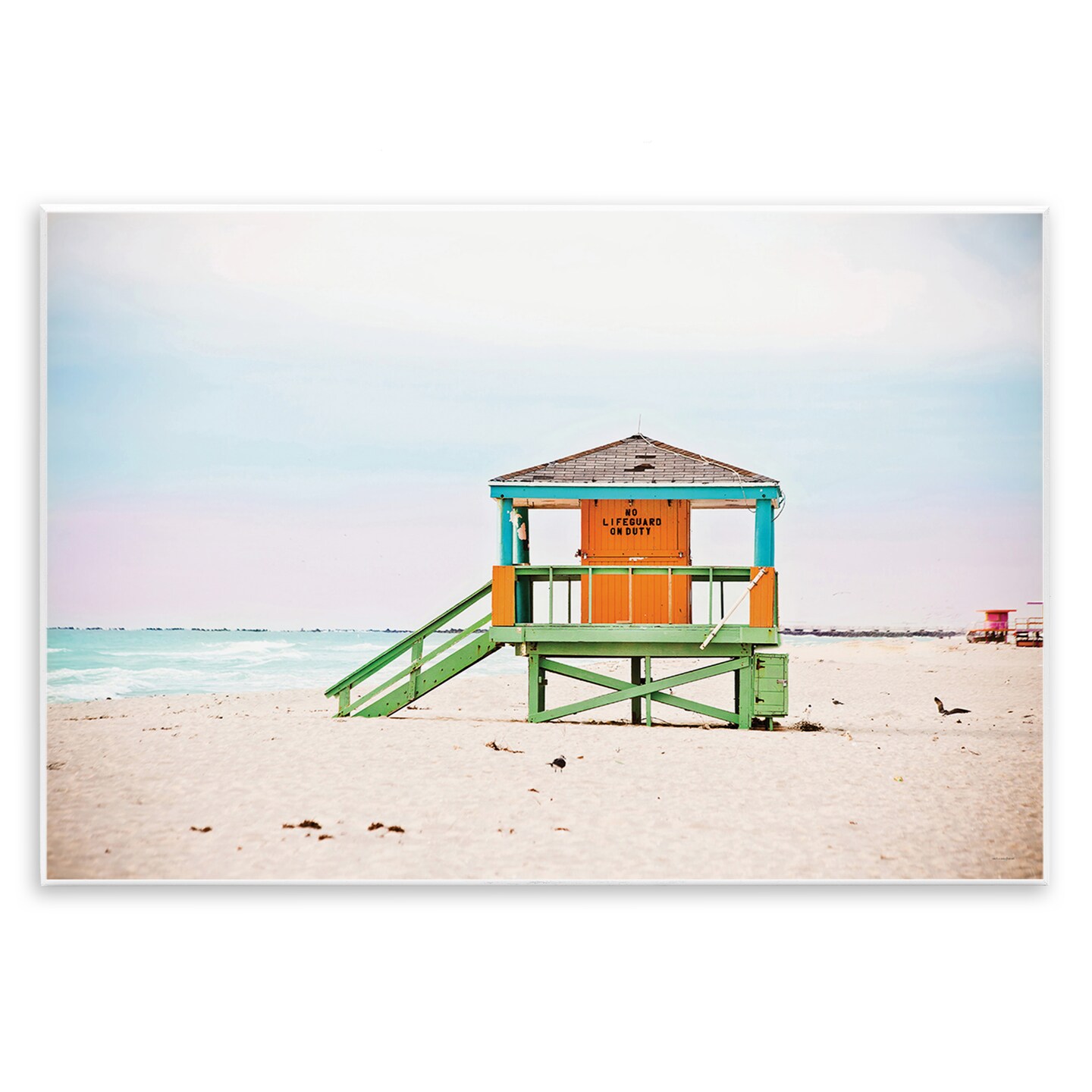 Stupell Industries No Lifeguard On Duty Wall Plaque Design by Seven Trees Design