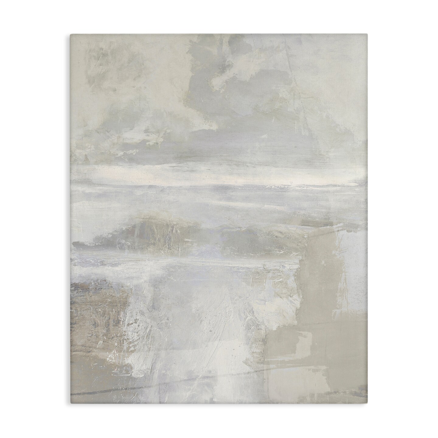 Stupell Industries Muted Beige & Grey Canvas Design by Rachel Springer