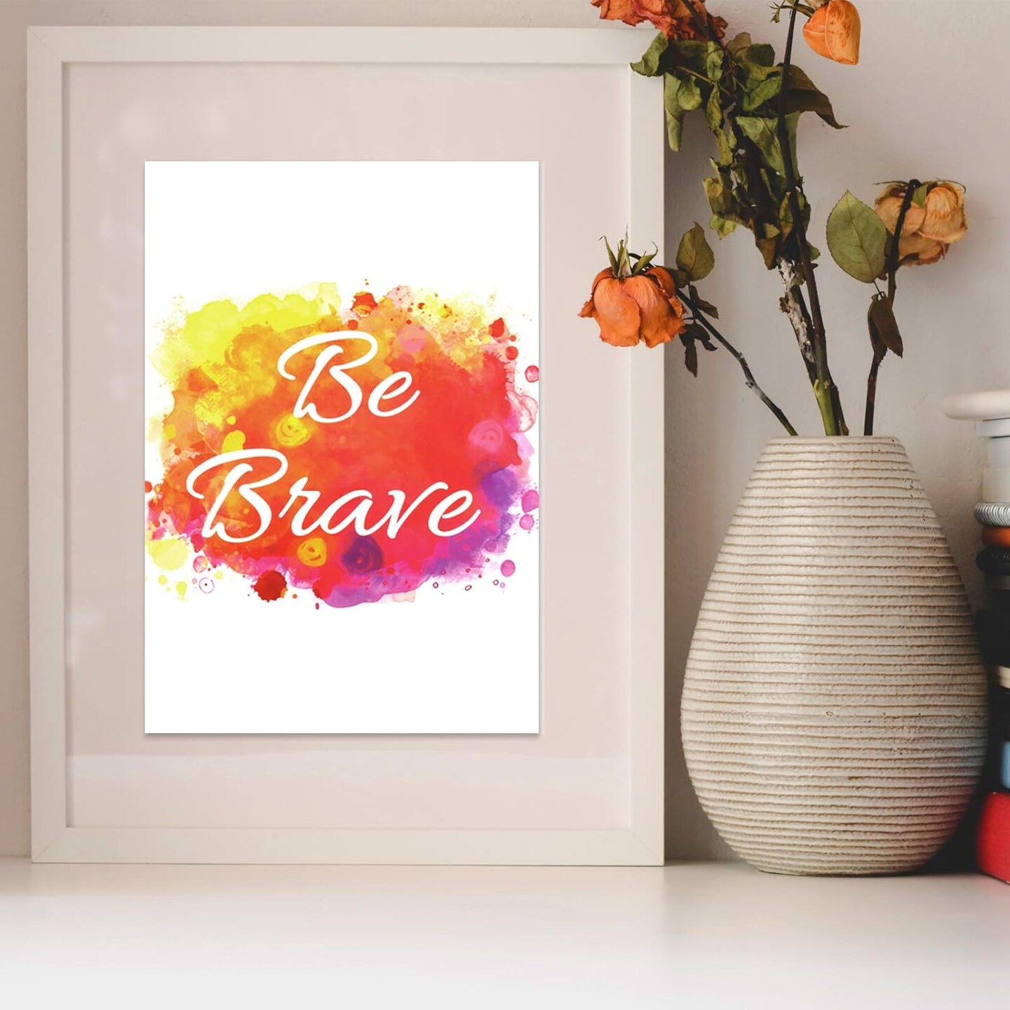 9 Pcs Watercolor Inspirational Wall Art Prints Unframed Abstract Art Wall Poster Motivational Posters for Office Classroom Home Bedroom