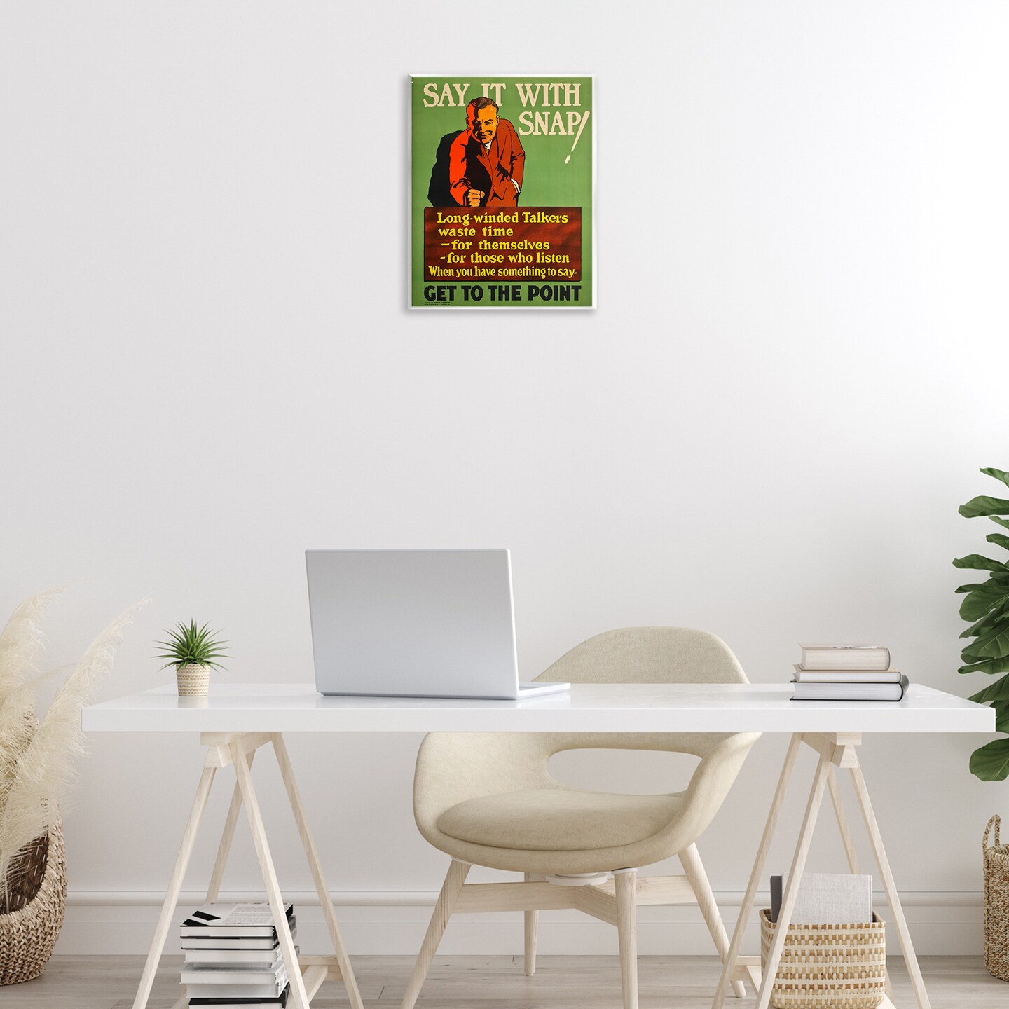 Stupell Industries Vintage Say It With Snap Wall Plaque Design by Marcus Jules