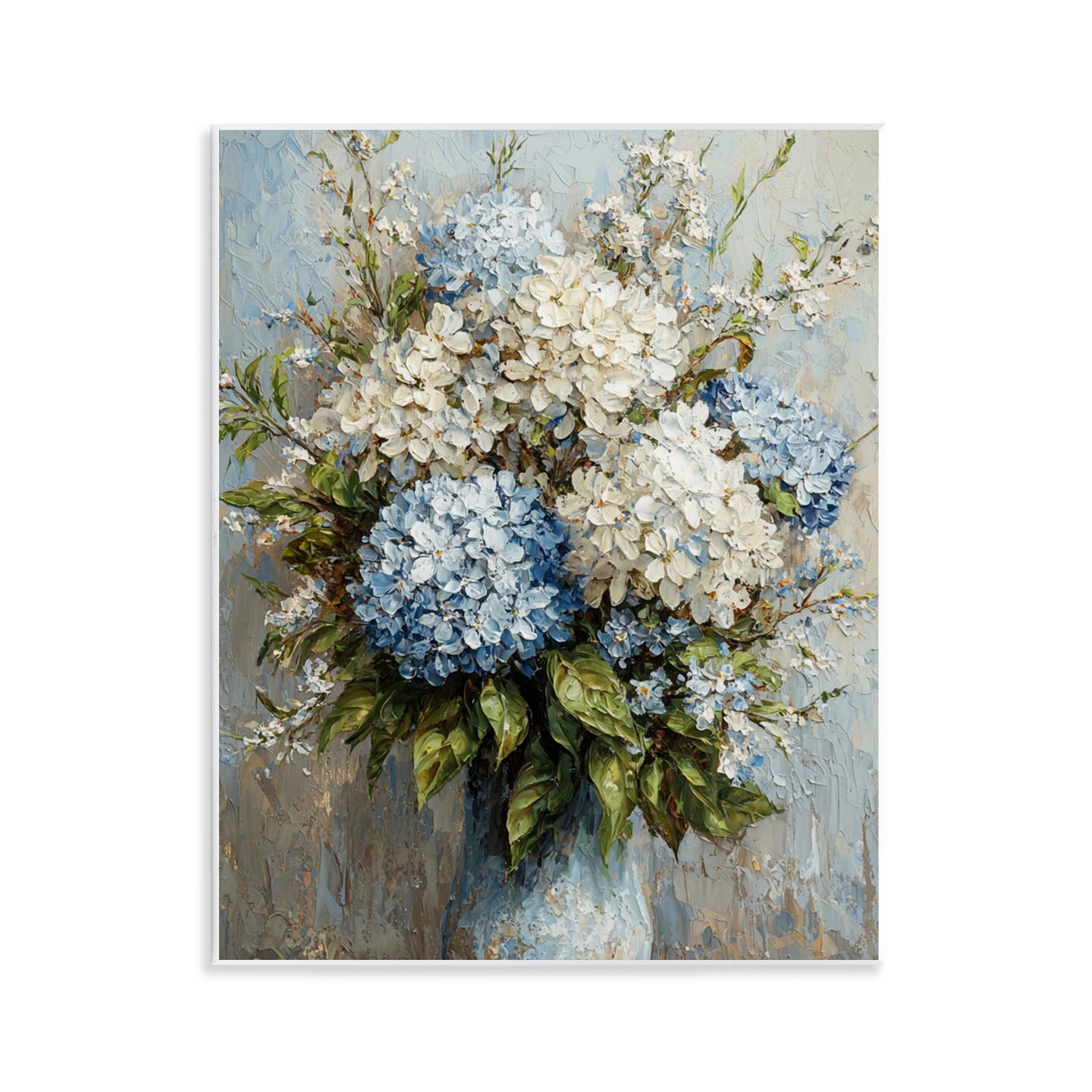 Stupell Industries Muted Classic Hydrangeas Wall Plaque Design By Franklyn Gregory