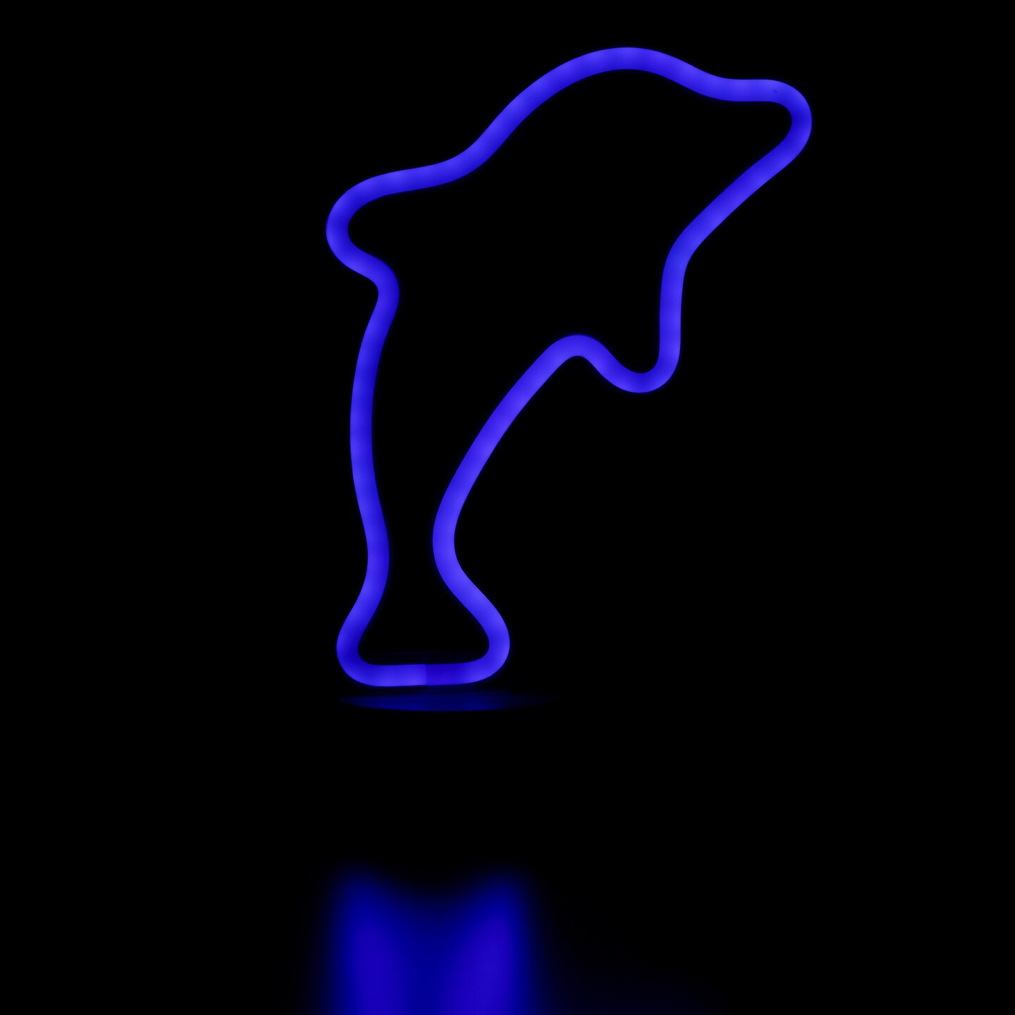 Northlight LED Dolphin Neon Table Light - 10.25&#x22;