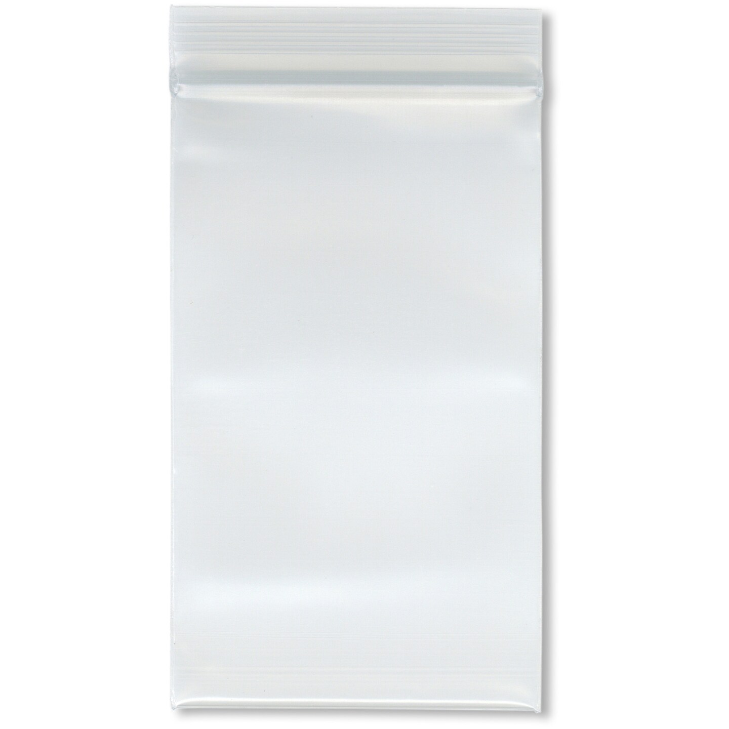Plymor 3" x 5" (Pack of 100), 8 Mil Extra Thick Heavy Duty Zipper Reclosable Plastic Bags