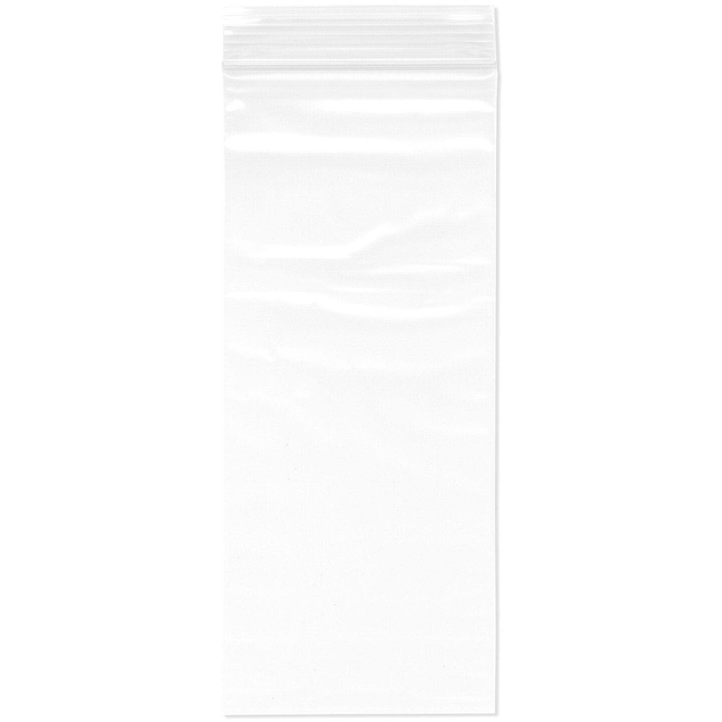 Plymor 3&#x22; x 7&#x22;, 2 Mil Zipper Reclosable Plastic Bags