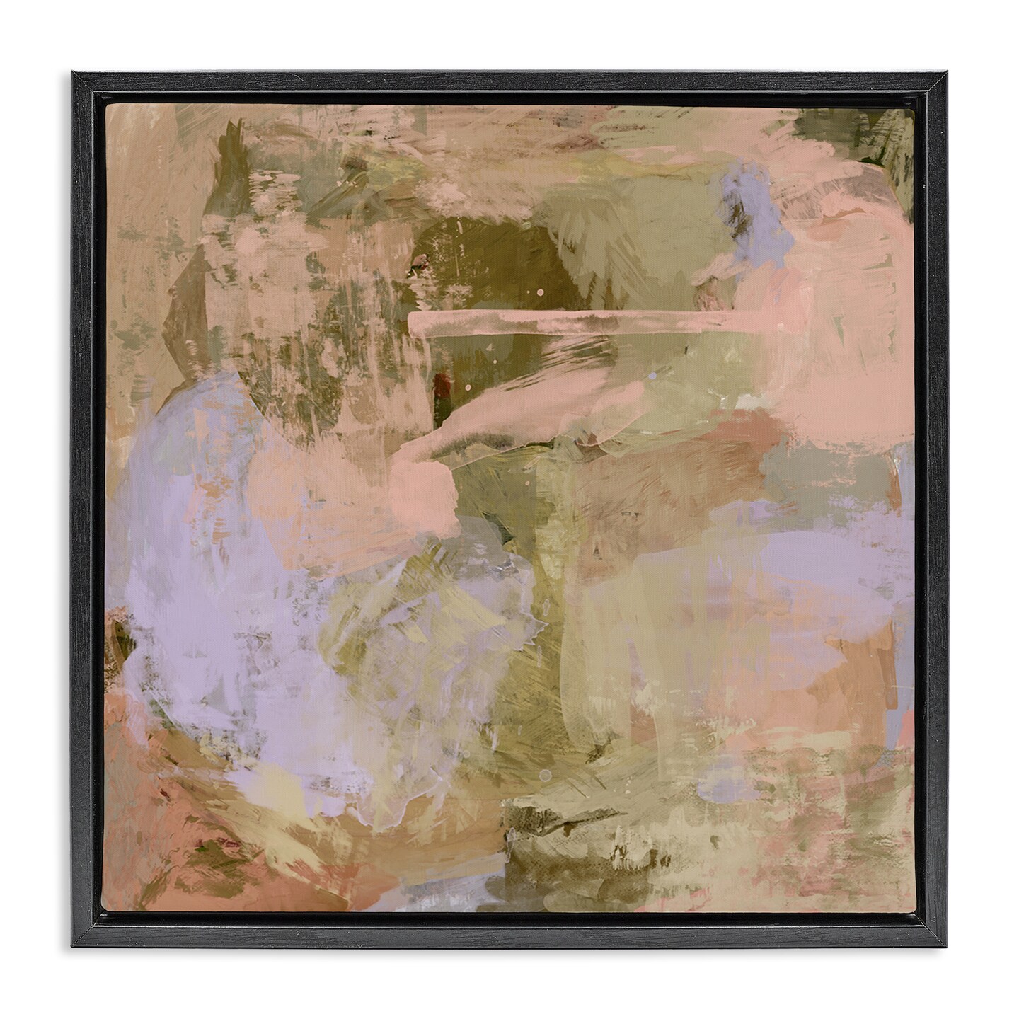 Stupell Industries Earth Tones with Pastel Accents Floating Frame