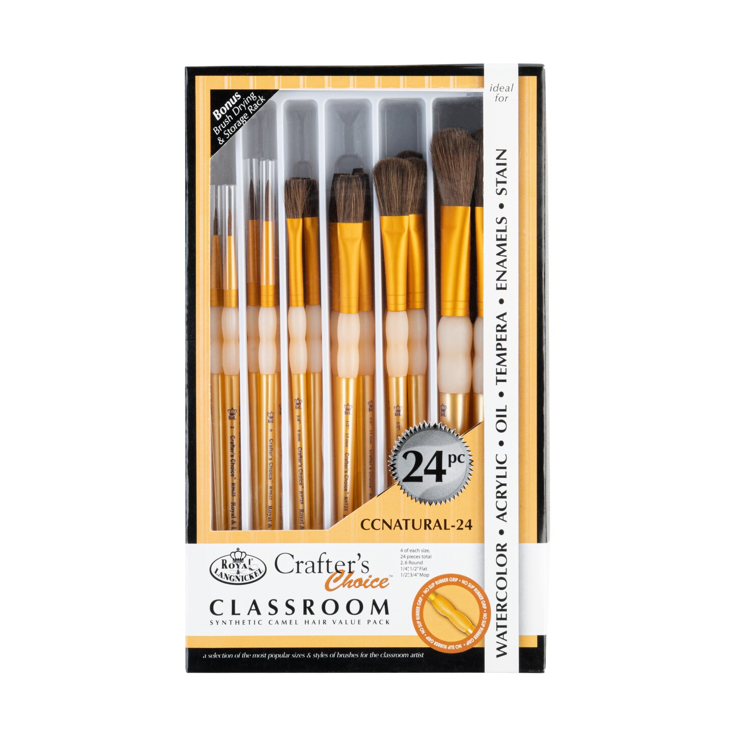 RCVP-CCNATURAL-24 | 24pc Crafter&#x27;s Choice&#x2122; Natural Hair