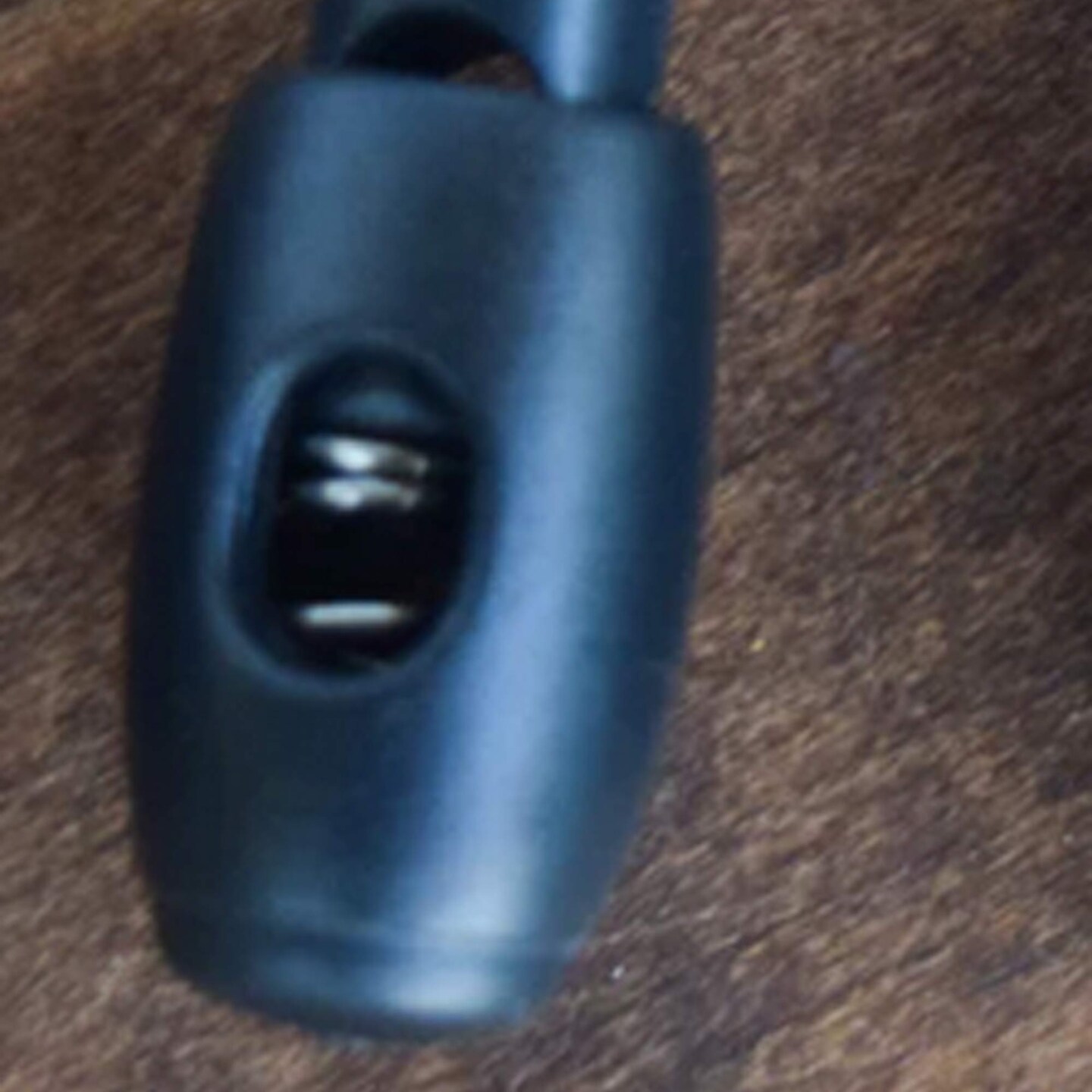 12 Pieces F (Black) Drawstring Cord Stopper Toggle Lock Clip for Backpack, Sewing, DIY Craft