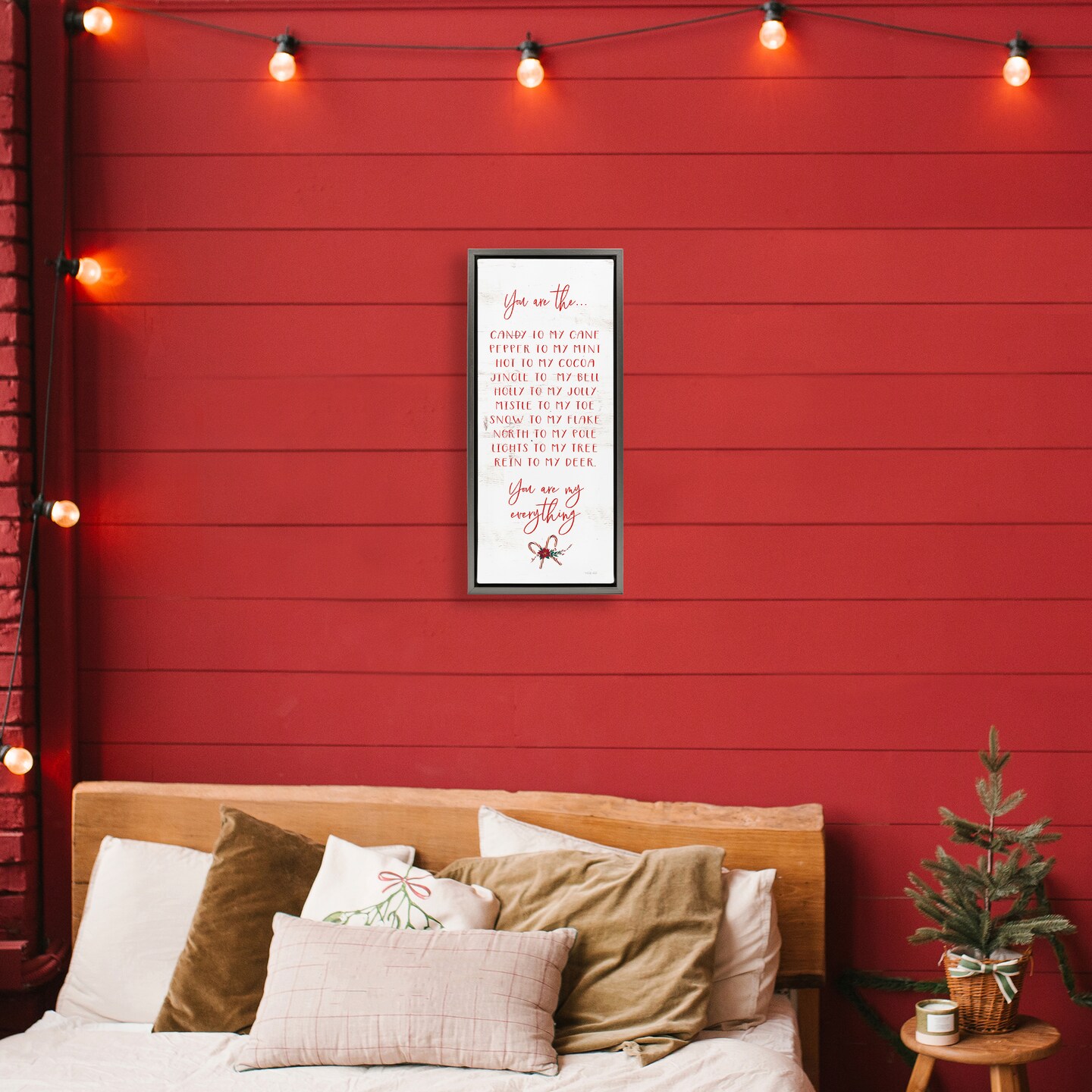 Stupell Industries My Everything Holiday Romance Floating Frame, design by Cindy Jacobs